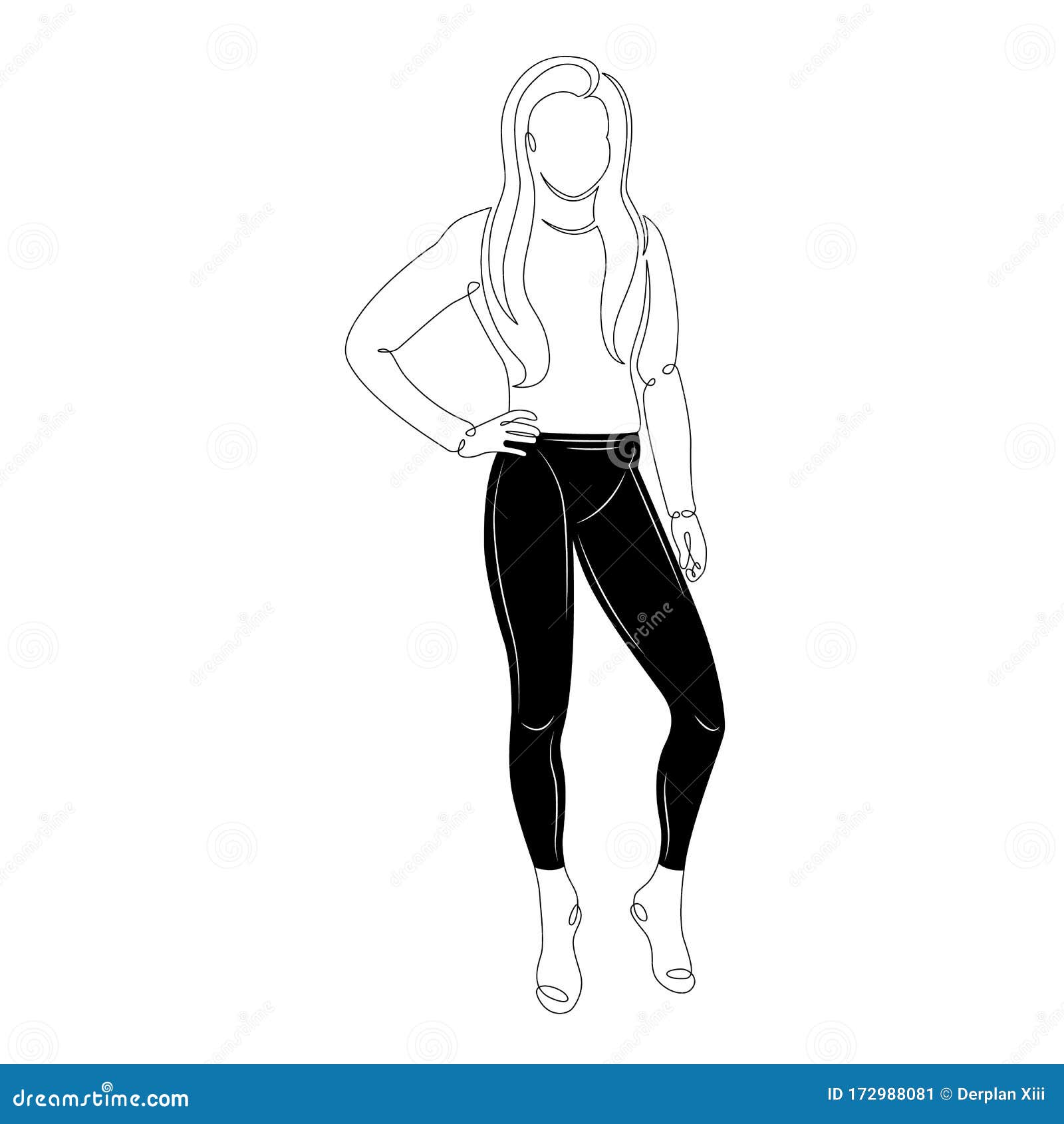Pantalones Negros De Pelo Largo Para Chicas Stock de ilustración - Ilustración de pantalones, hermoso: 172988081 Pantalones Negros De Pelo Largo Para Chicas Stock de ilustración - Ilustración de pantalones, hermoso: 172988081