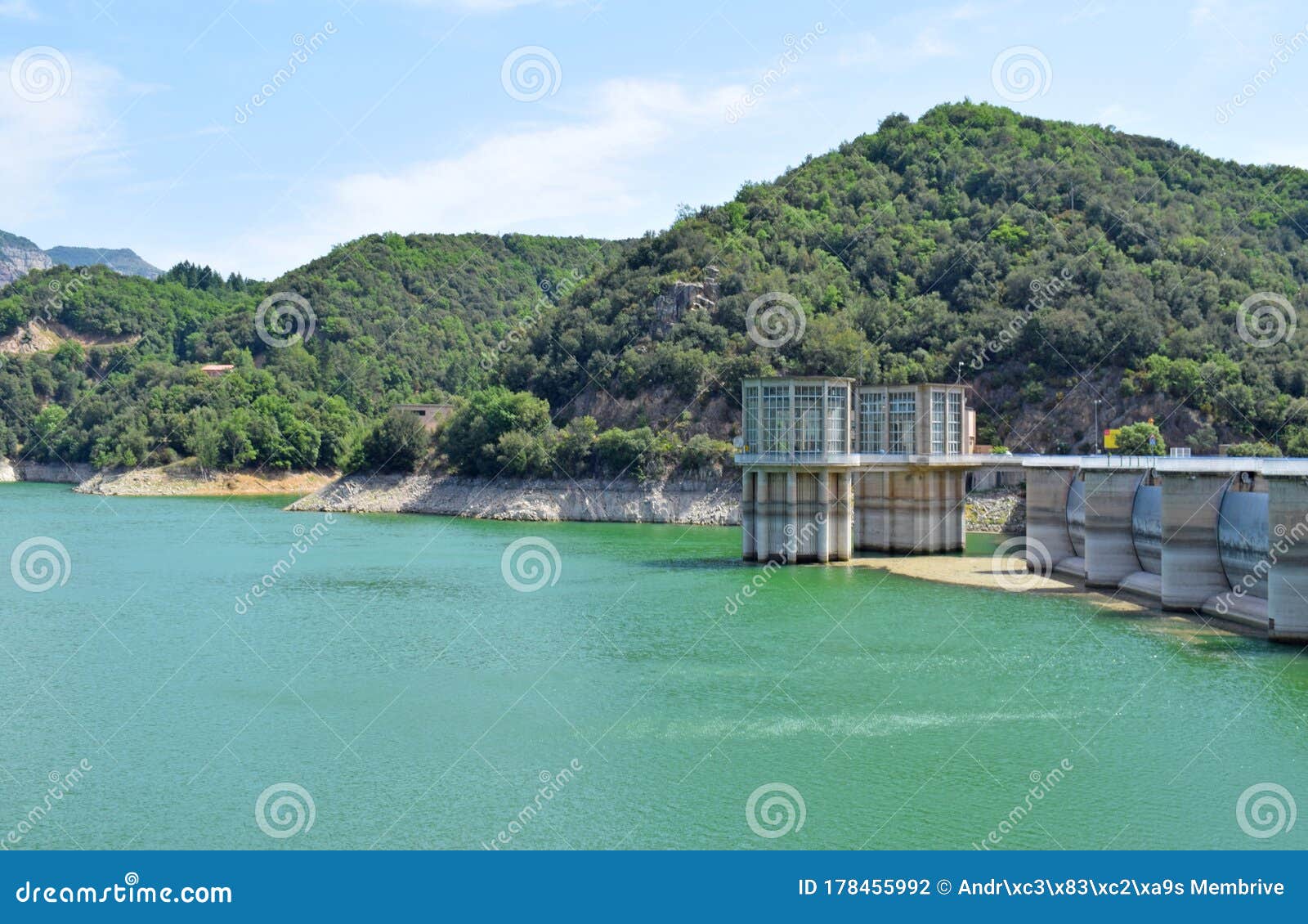 pantano de sau in the province of barcelona