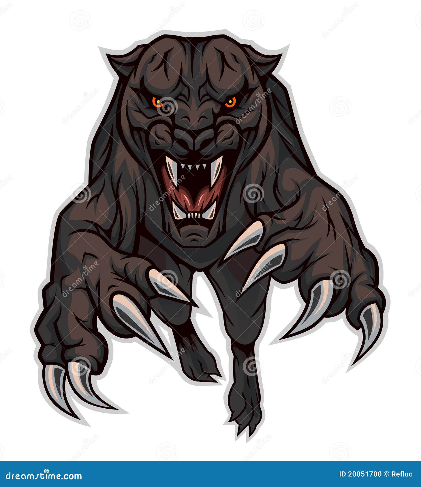 Pantera De Salto Ilustracion Del Vector Ilustracion De Salto 20051700