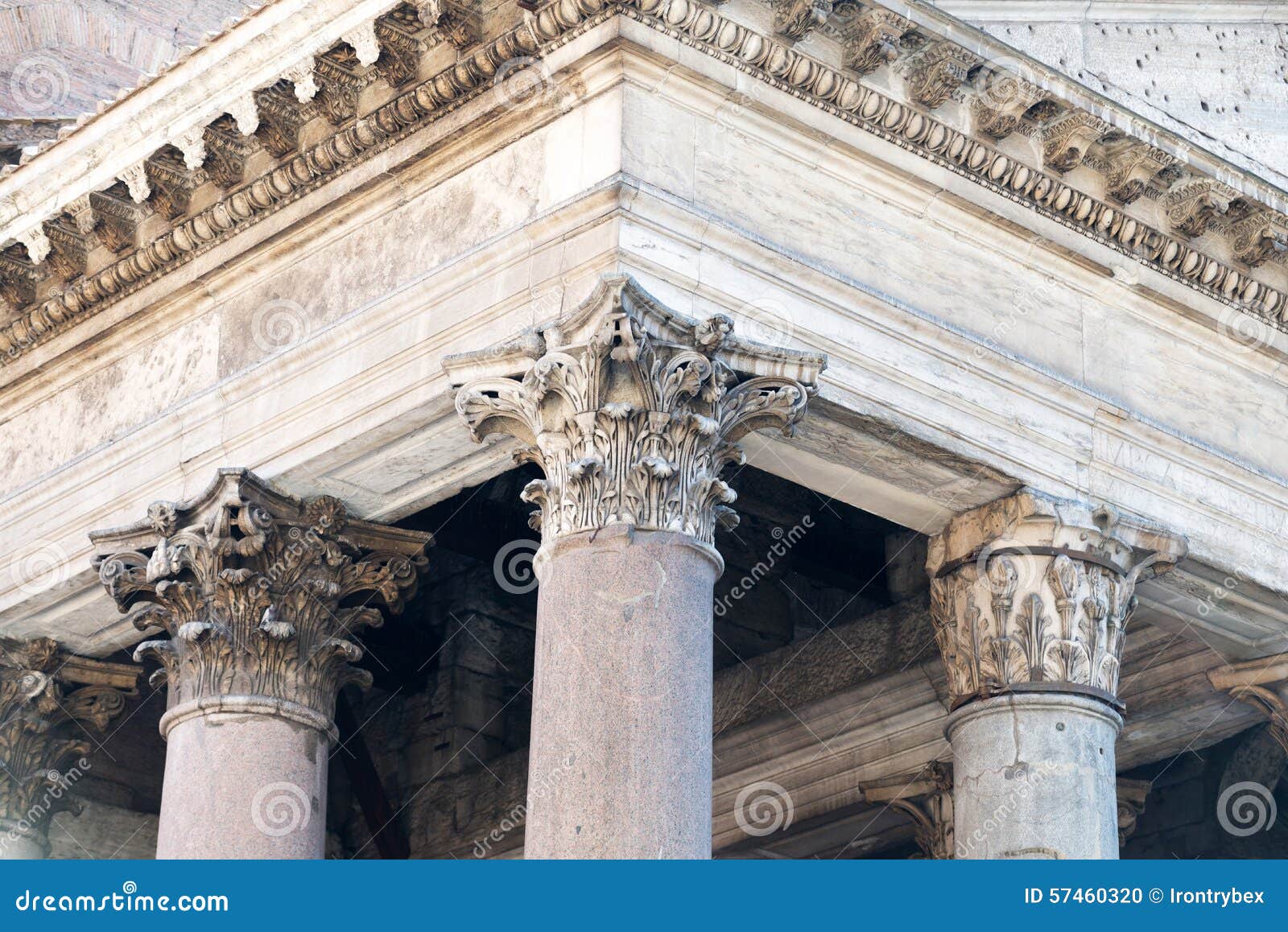 Pantheon roof in Rome stock photo. Image of european 57460320