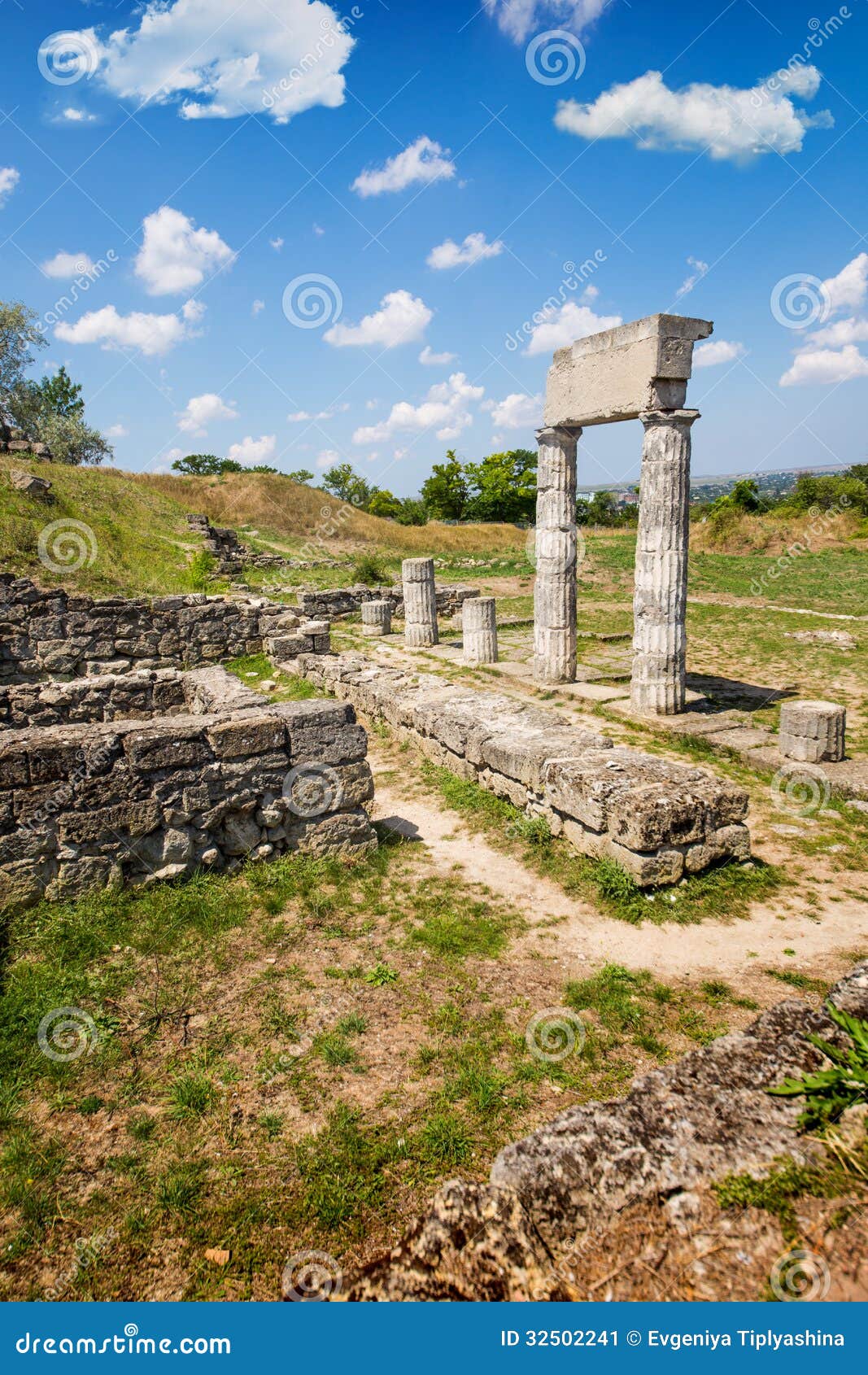 Panticapaeum ancient ruins of Kerch