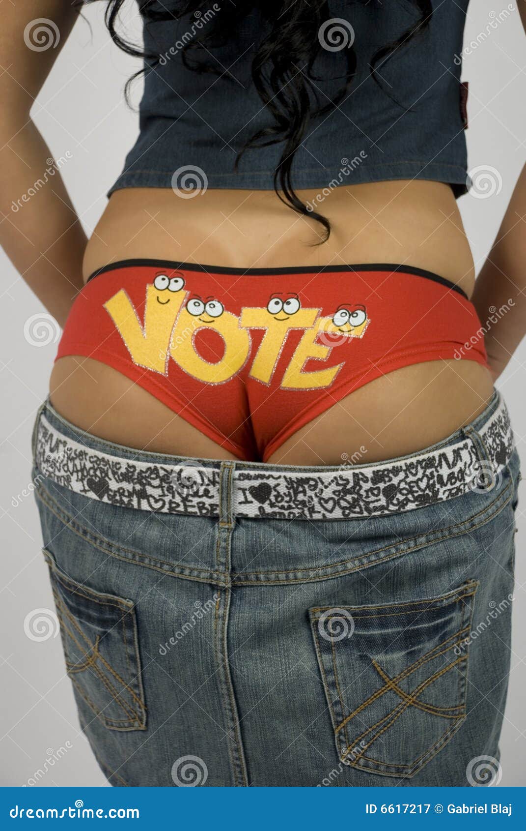 Panties stock image. Image of girl, bikini, underwear 6617217