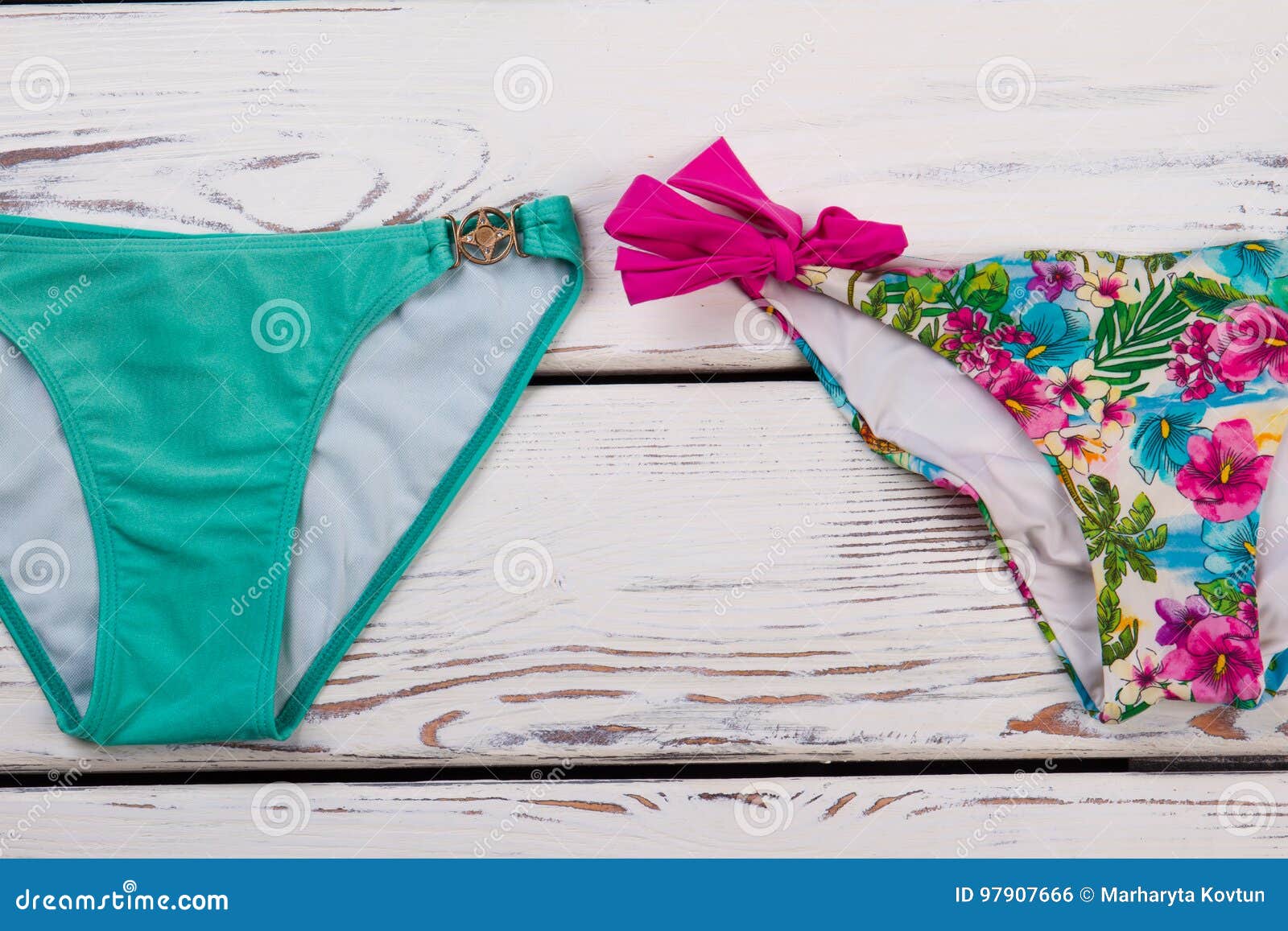 Panties from swim costume. stock photo. Image of brassiere - 97907666