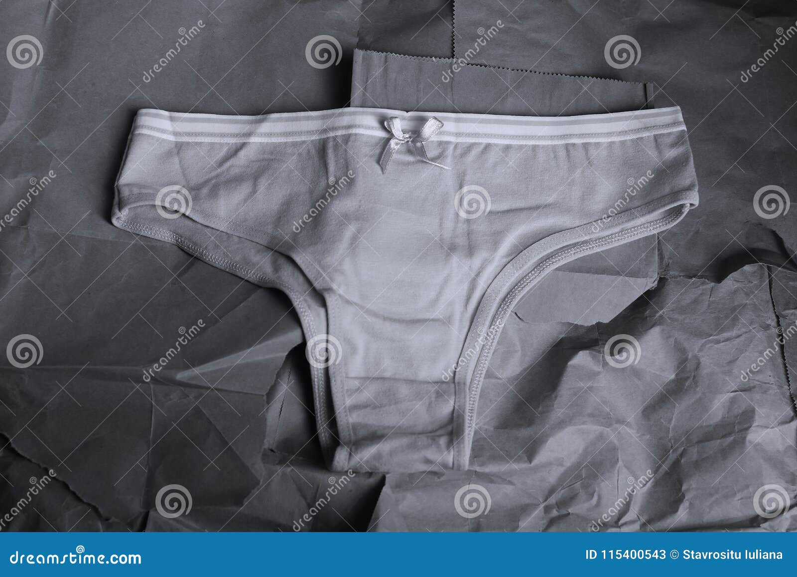 Panties white stock image. Image of natural, print, woman - 115400543