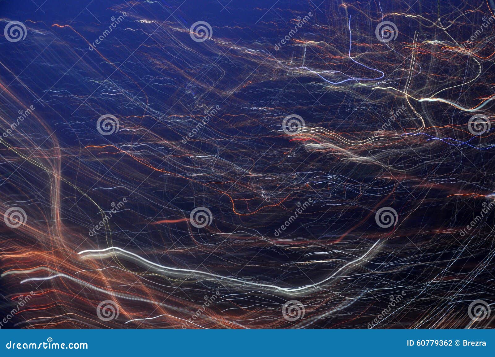 panting light in blue background