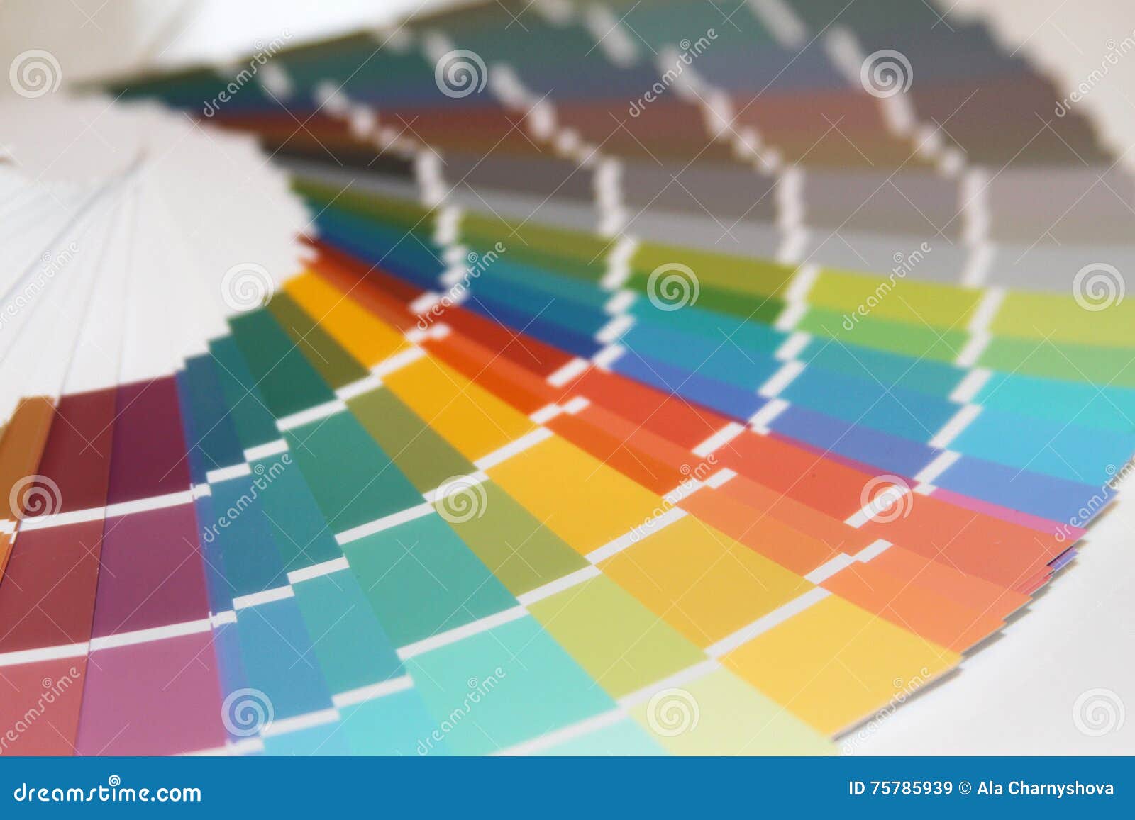 Pantone colors for paint stock image. Image of paintings 75785939