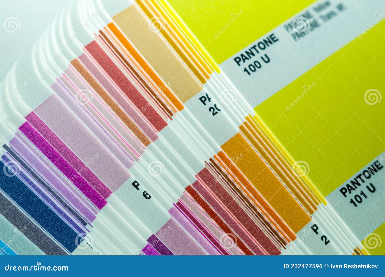 Pantone Color Swatch Postcards