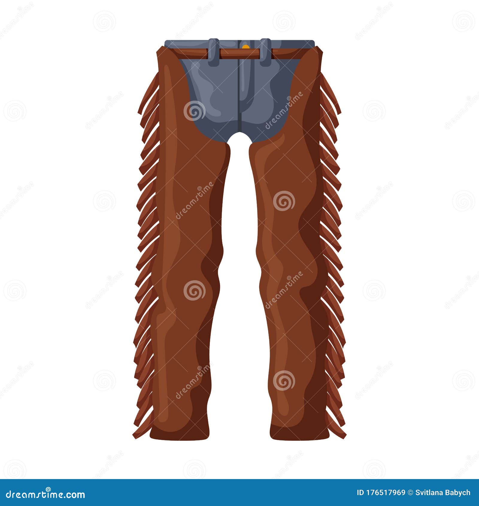 Pants of Cowboy Vector Icon.Cartoon Vector Icon Isolated on White  Background Pants of Cowboy. Stock Vector - Illustration of apparel,  background: 176517969