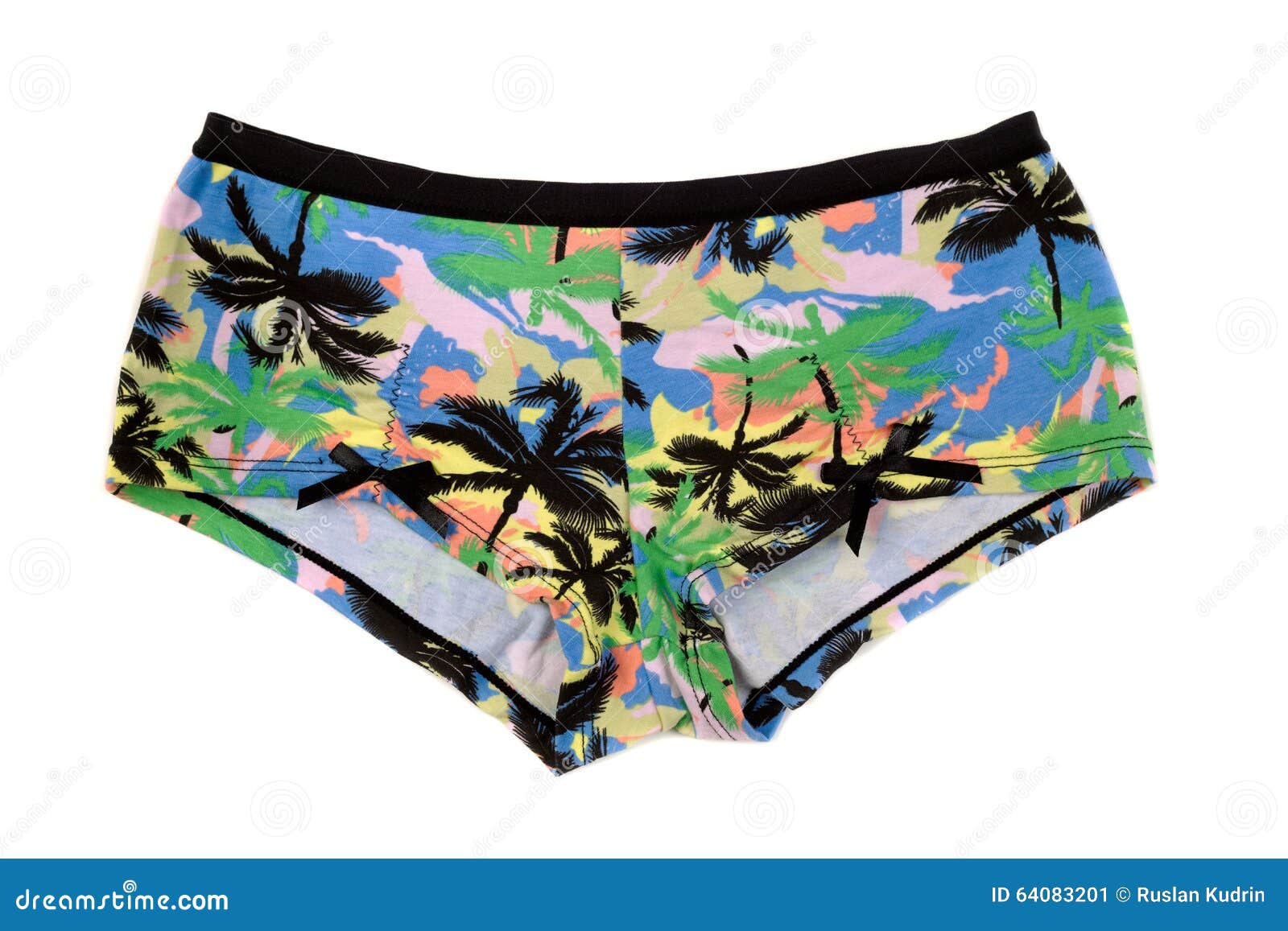 Pants with Pattern of Palm Trees. Stock Image - Image of shorts, boxer
