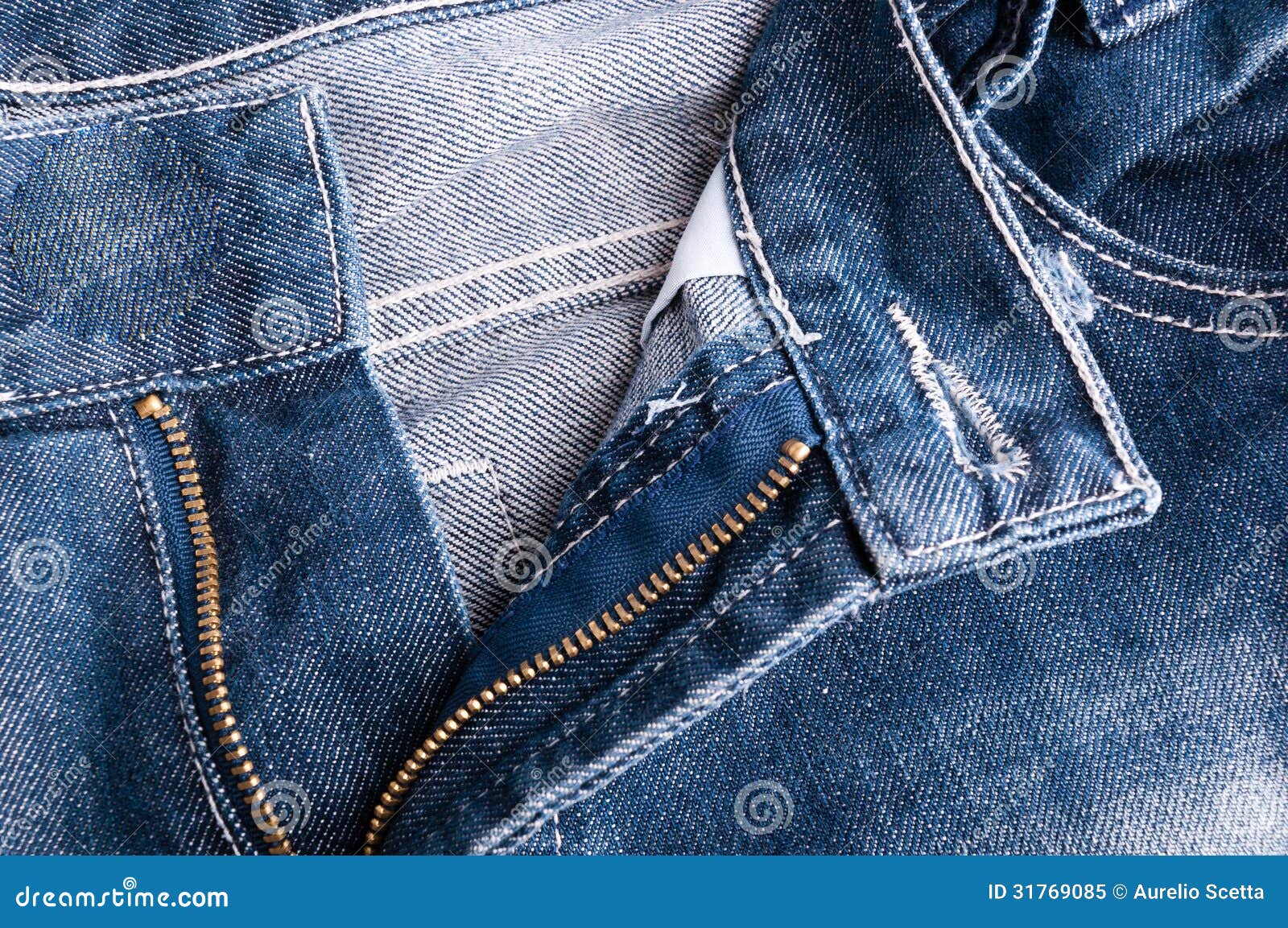 Pants With Zipper Open Royalty Free Stock Photo - Image: 31769085