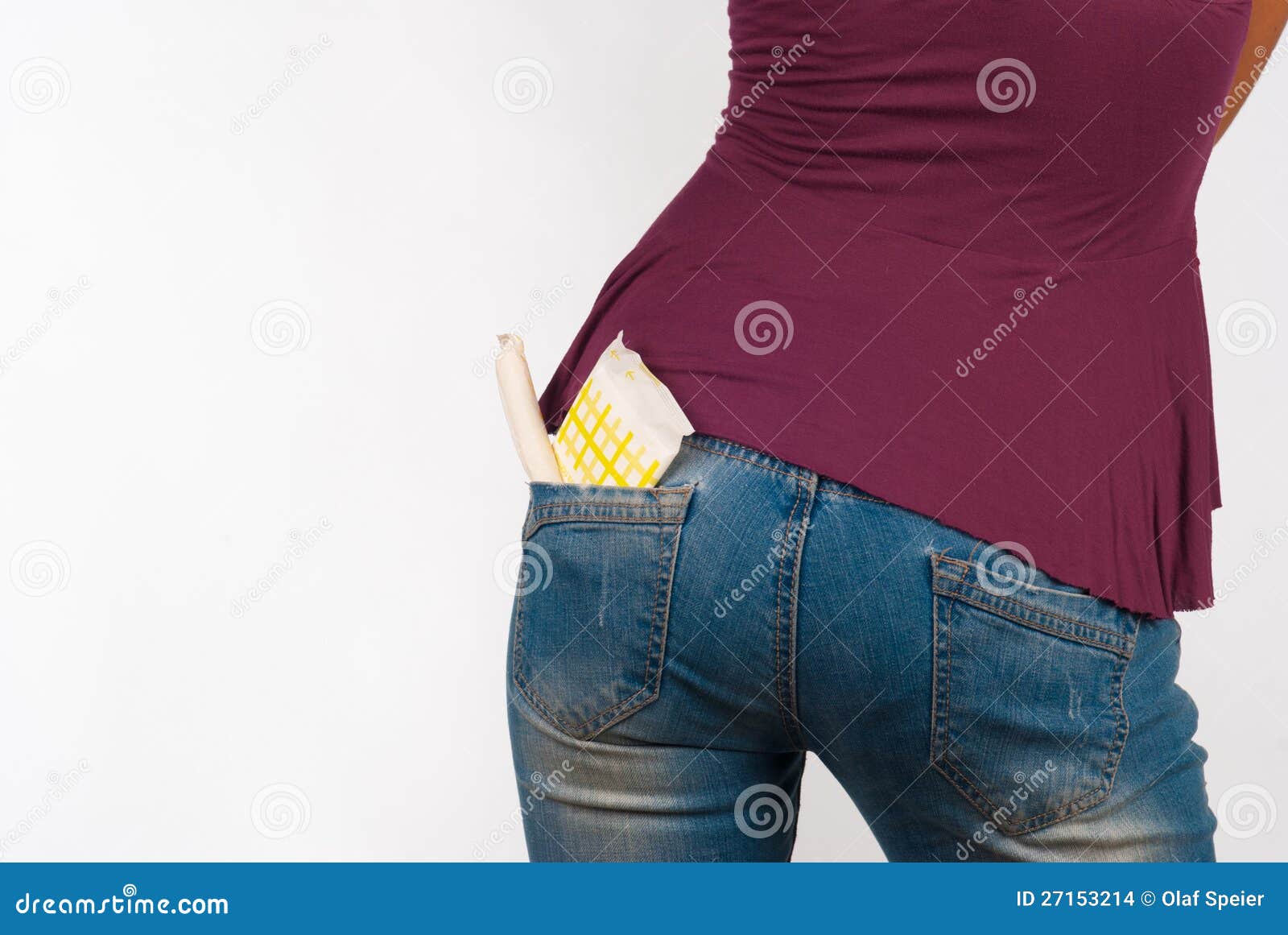 Panty liner and tampon stock photo. Image of space, liner 27153214