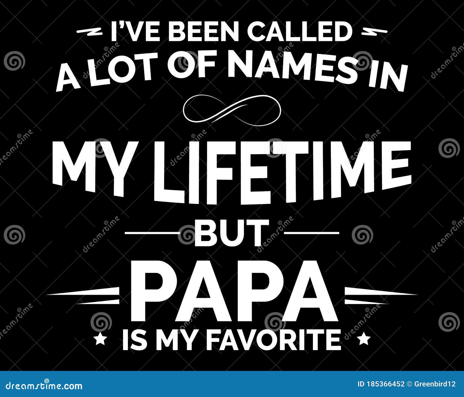 but papa is my favorite / beautiful text tshirt  poster   art