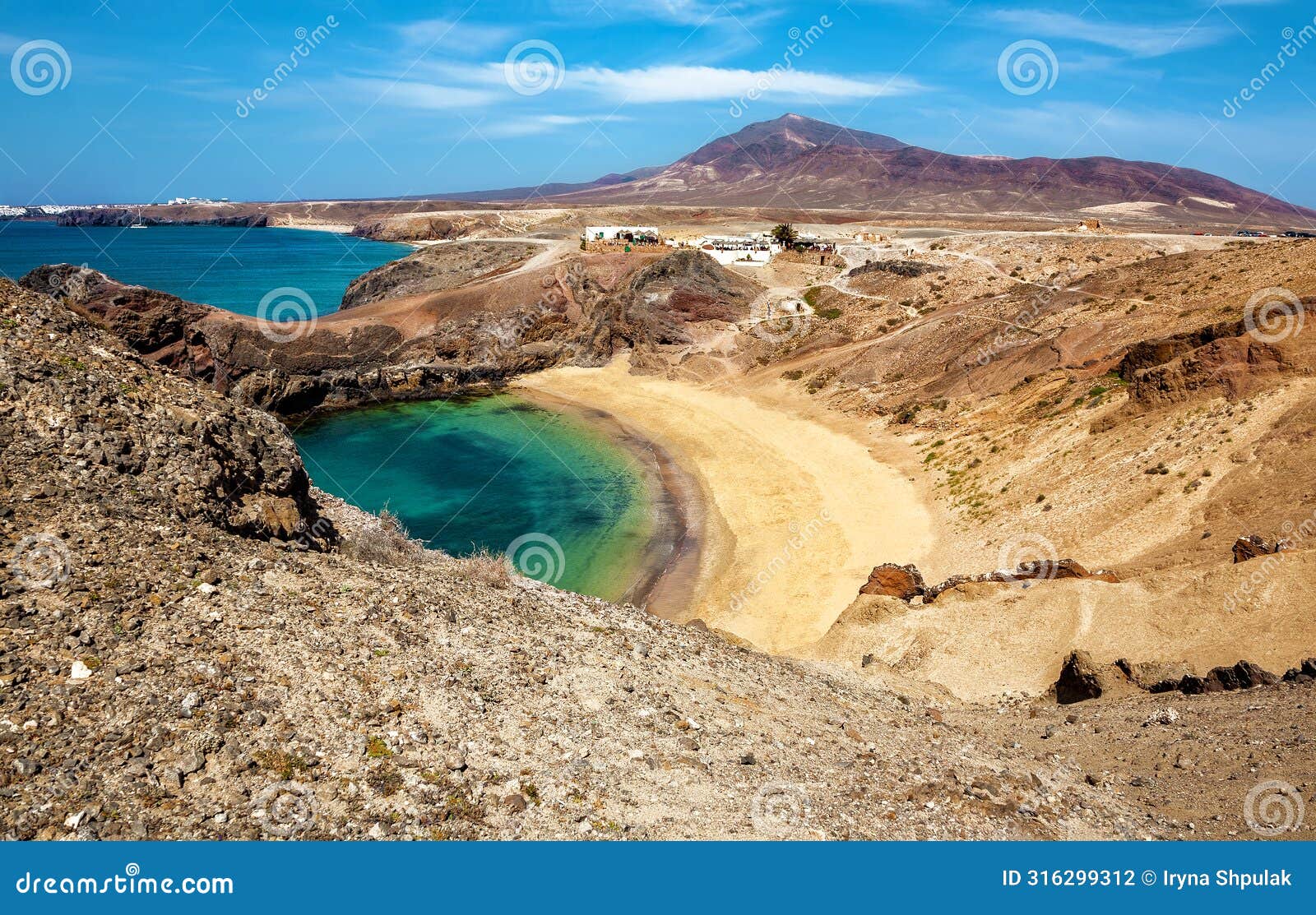 papagayo beach, island lanzarote, canary islands, spain, europe