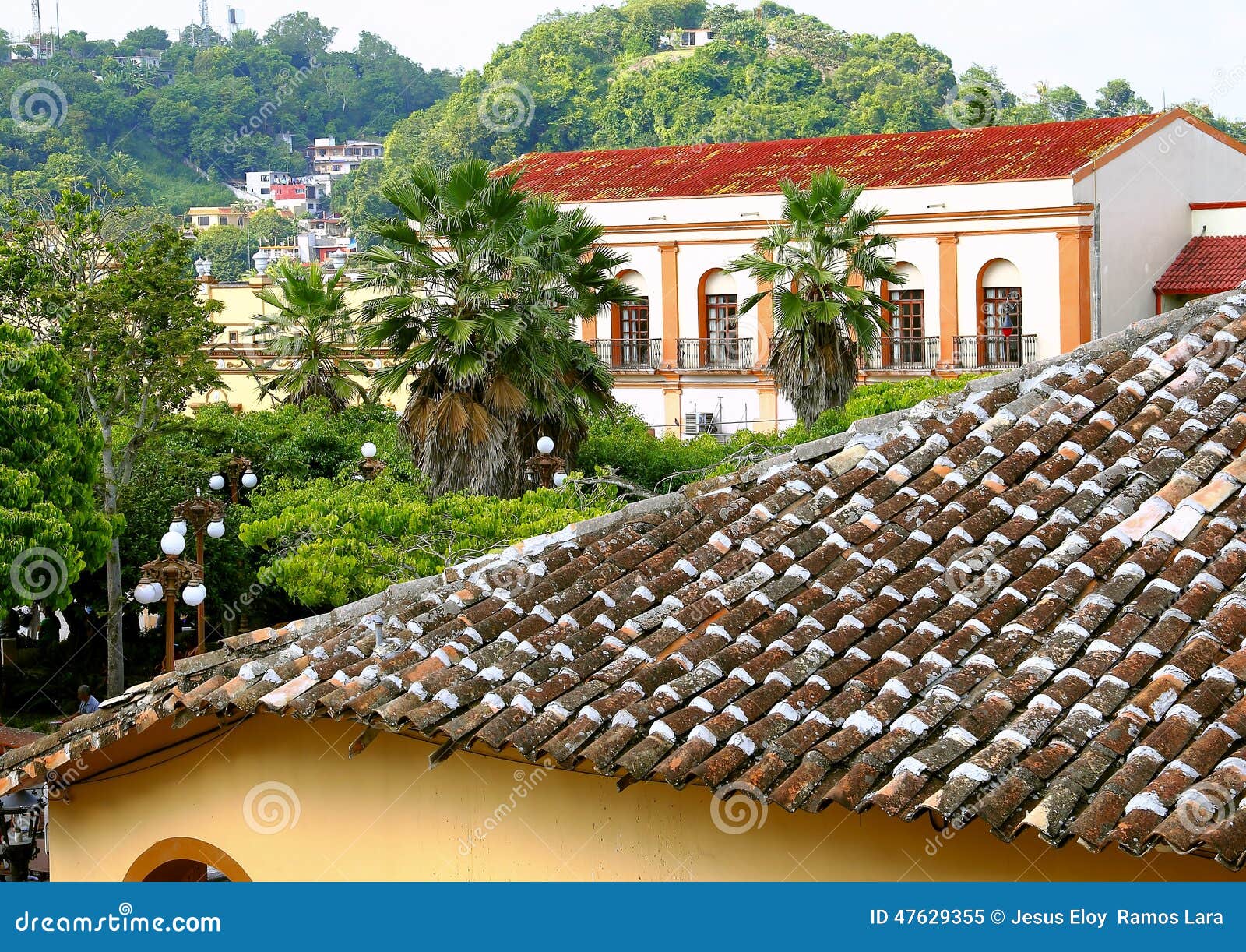 ancient buildings  in papantla, veracruz, mexico iii