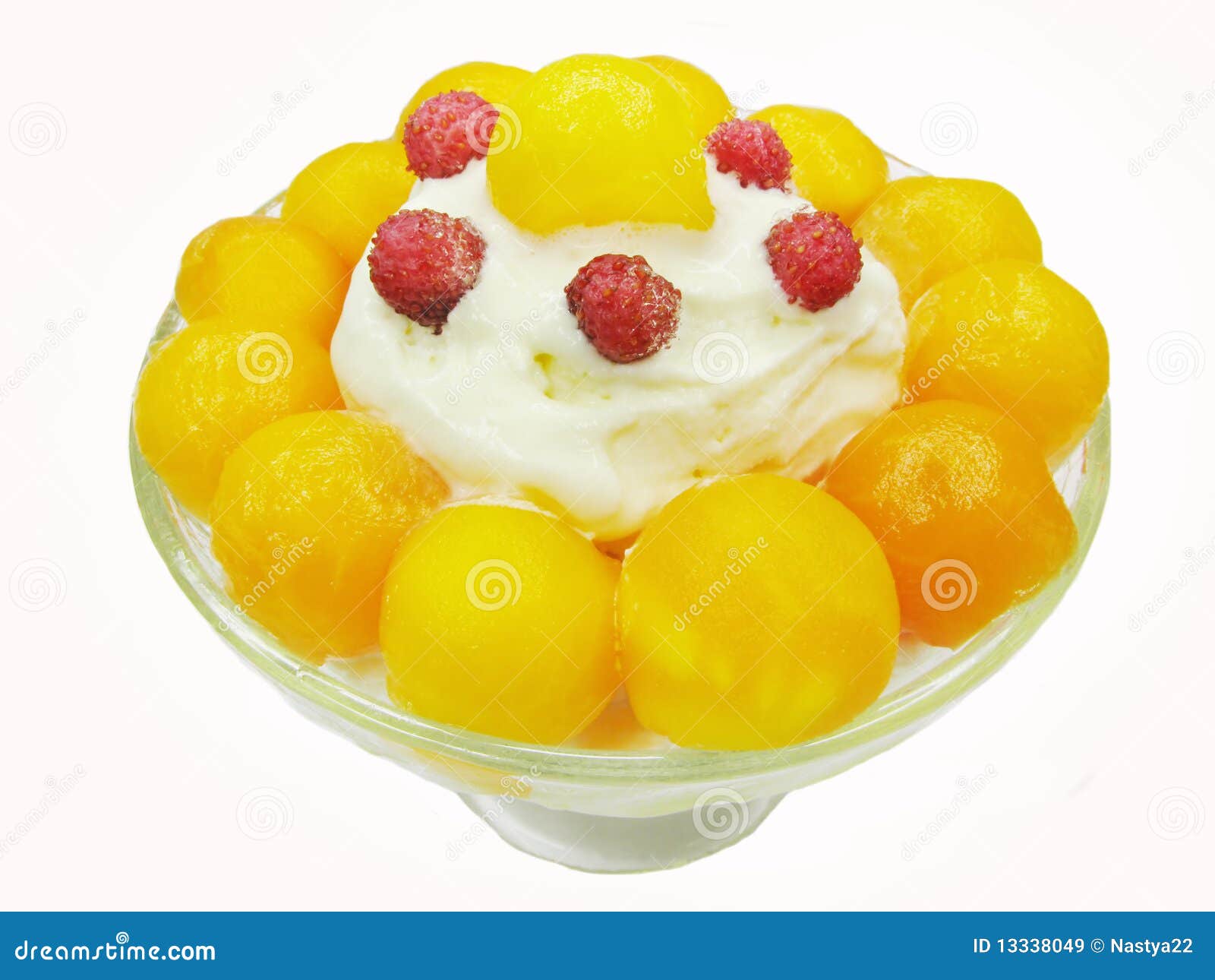 Papaya dessert stock image. Image of cocktail, healthy 13338049