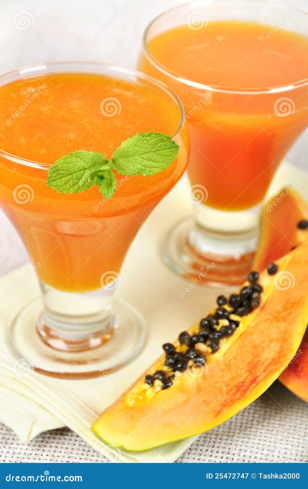 Papaya juice stock image. Image of color, vertical, juice 25472747