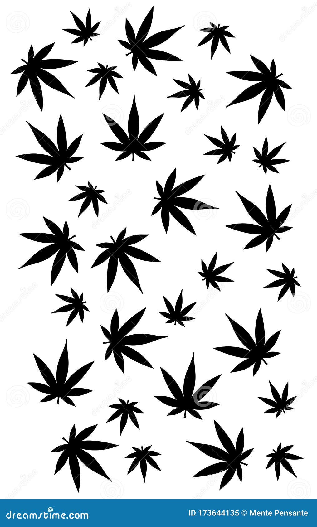 Papel De Fondo De Escritorio Vector De Marihuana Dibujo En Blanco Y Negro  Ilustración del Vector - Ilustración de legalice, adobe: 173644135