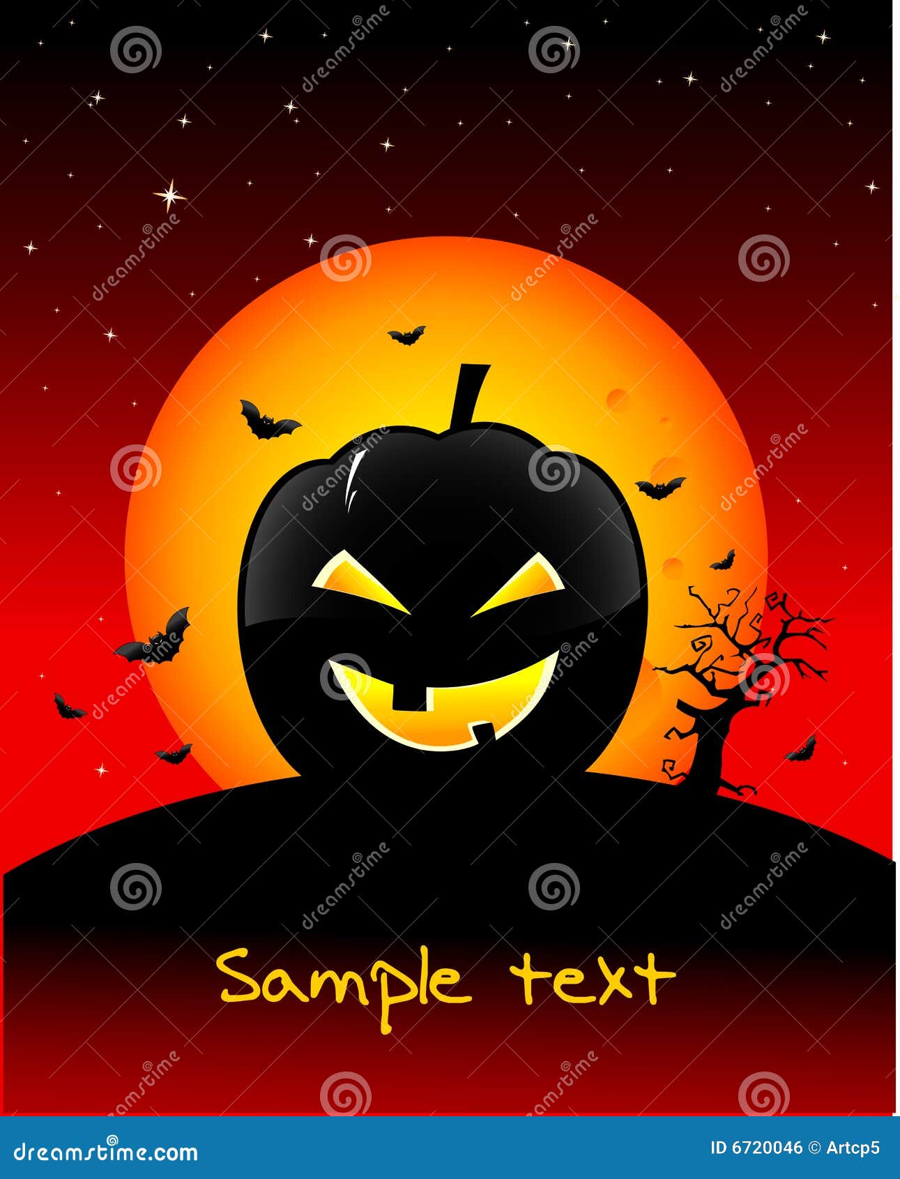 Papel De Parede Assustador De Halloween Ilustracao Do Vetor Ilustracao De Fundo Bastao 6720046