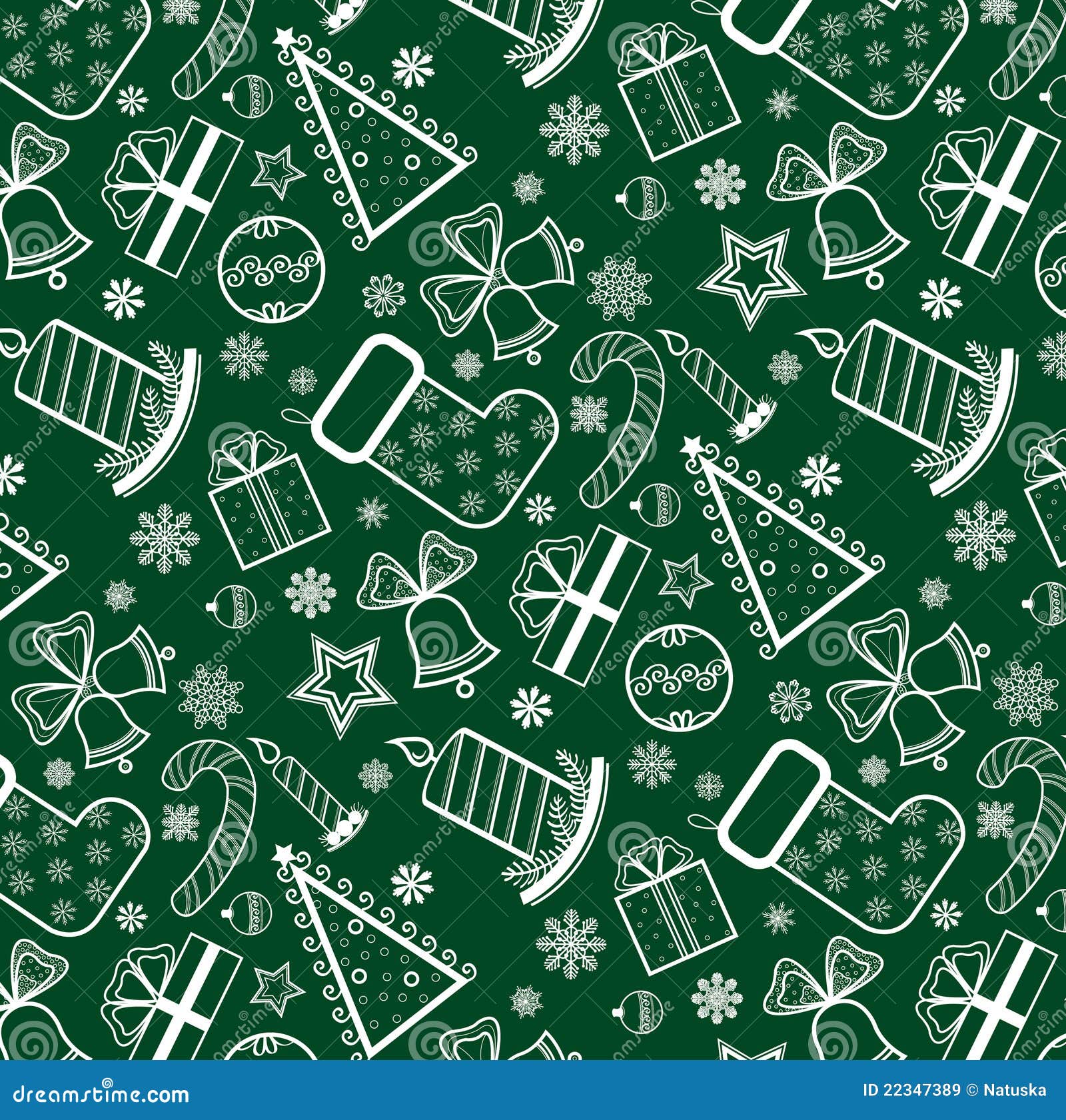 Papel De Parede De Natal Verde Ilustração Stock - Ilustração de dezembro,  vela: 22347389, image size:1600x1681