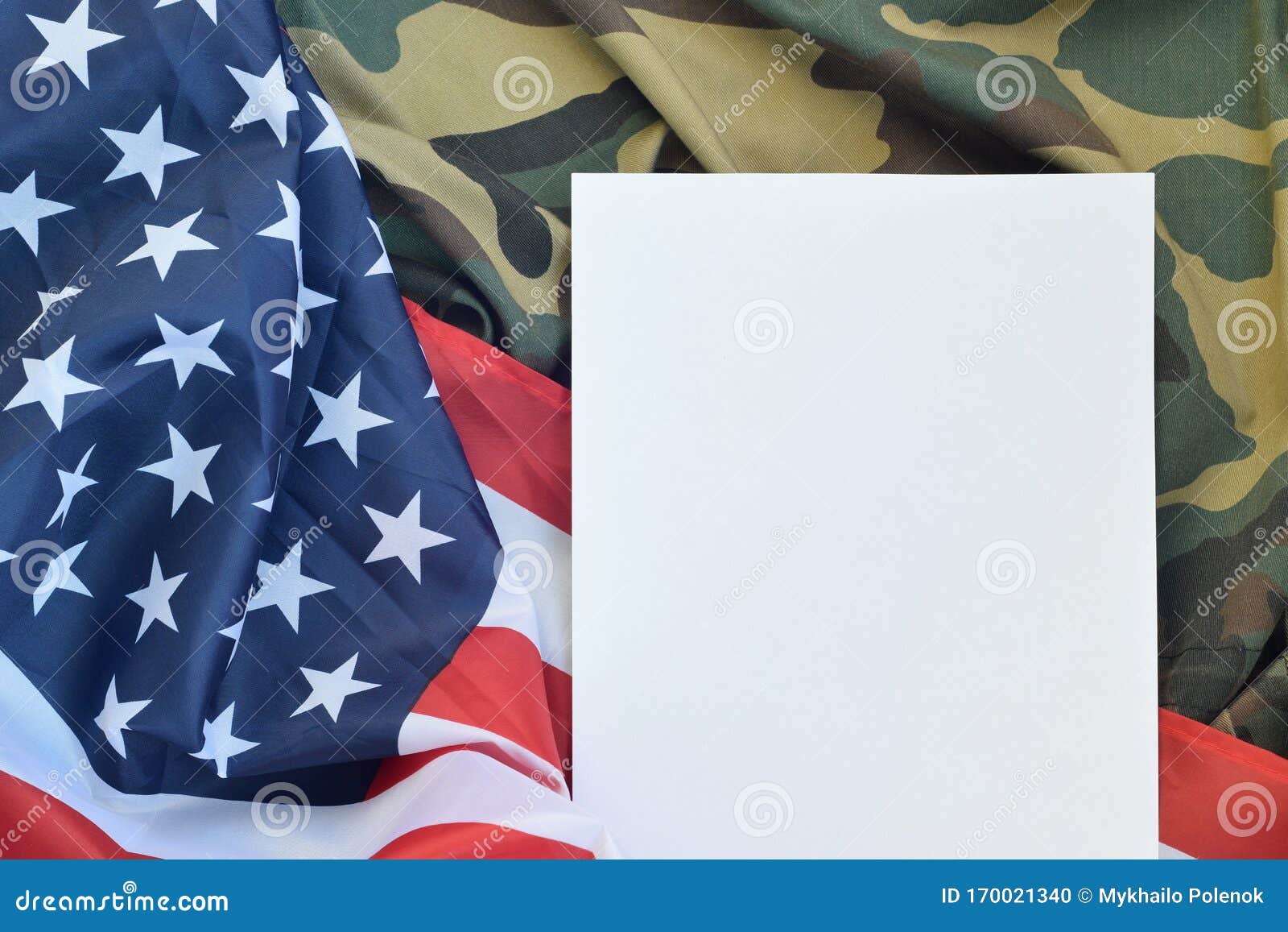 Estados Unidos da América bandeira e casaco uniforme militar