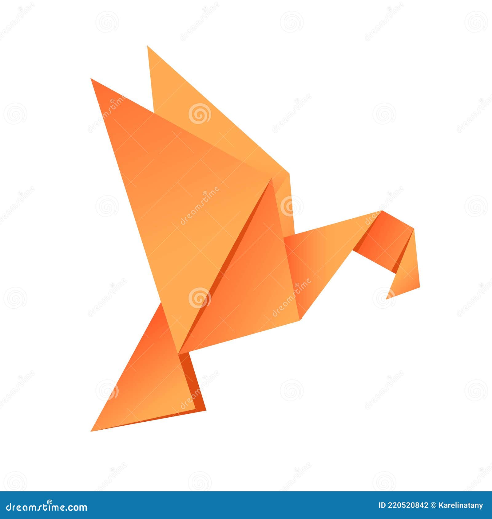 Papel Origami Forma Pájaro águila. El Arte Japonés De Doblar Figuras De  Papel Es Un Hobby Bordado Ilustración del Vector - Ilustración de creativo,  concepto: 220520842
