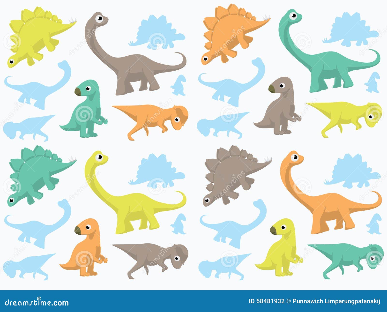 Papel Pintado De Los Dinosaurios Ilustración del Vector - Ilustración de sartén, dinosaurio: 58481932 Papel Pintado De Los Dinosaurios Ilustración del Vector - Ilustración de sartén, dinosaurio: 58481932