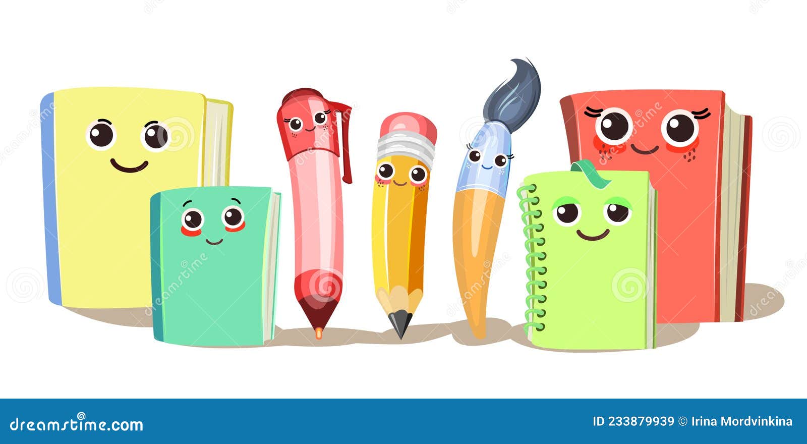Papelería. Personajes De Dibujos Animados Con Caras. Pincel Y Lápiz Rodeados De Libros Y Cuadernos. Caracteres Divertidos Con Ilustración del Vector - Ilustración de fondo, escena: 233879939 Papelería. Personajes De Dibujos Animados Con Caras. Pincel Y Lápiz Rodeados De Libros Y Cuadernos. Caracteres Divertidos Con Ilustración del Vector - Ilustración de fondo, escena: 233879939