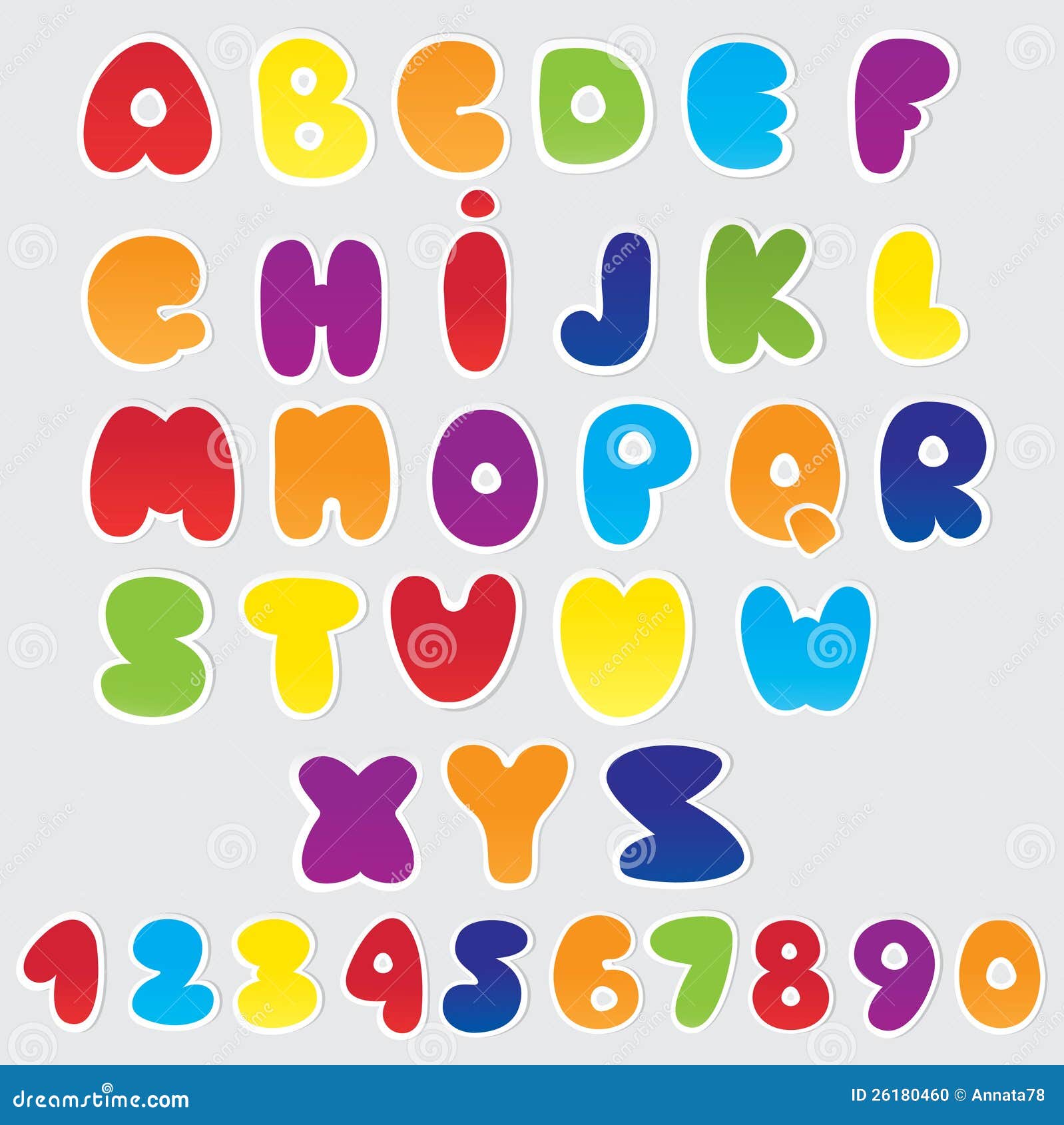 paper alphabet stock illustration illustration of worksheet 26180460