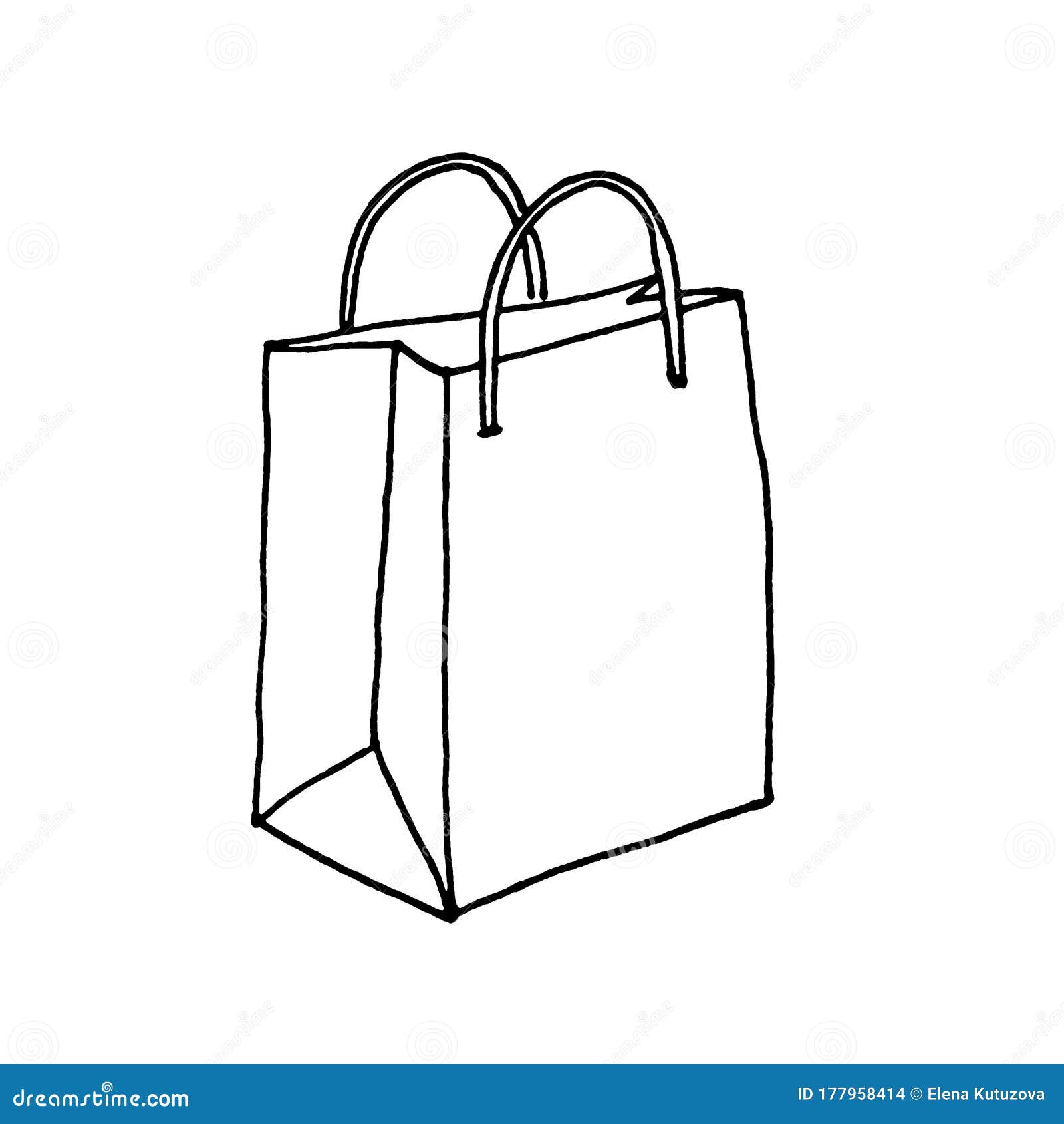 shelter Skyscraper Frail Paper Bag Handles Drawing Stock Illustrations – 41 Paper Bag Handles Drawing  Stock Illustrations, Vectors & Clipart - Dreamstime