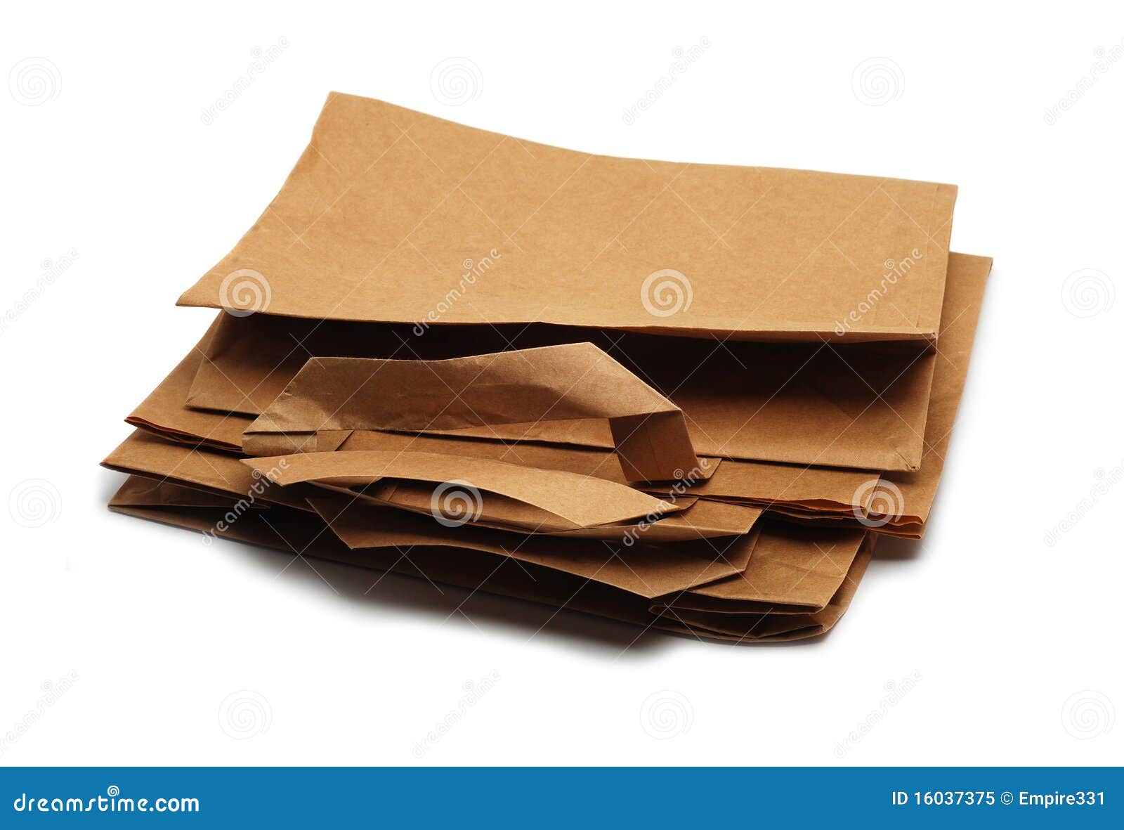 Paper Bags With Dry Powder Are Stacked On Pallets In The Industrial