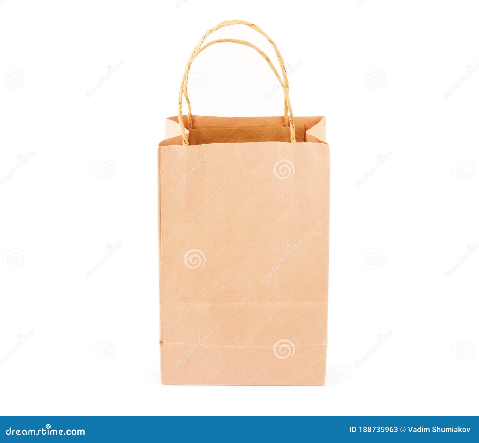 paper bags  on white background