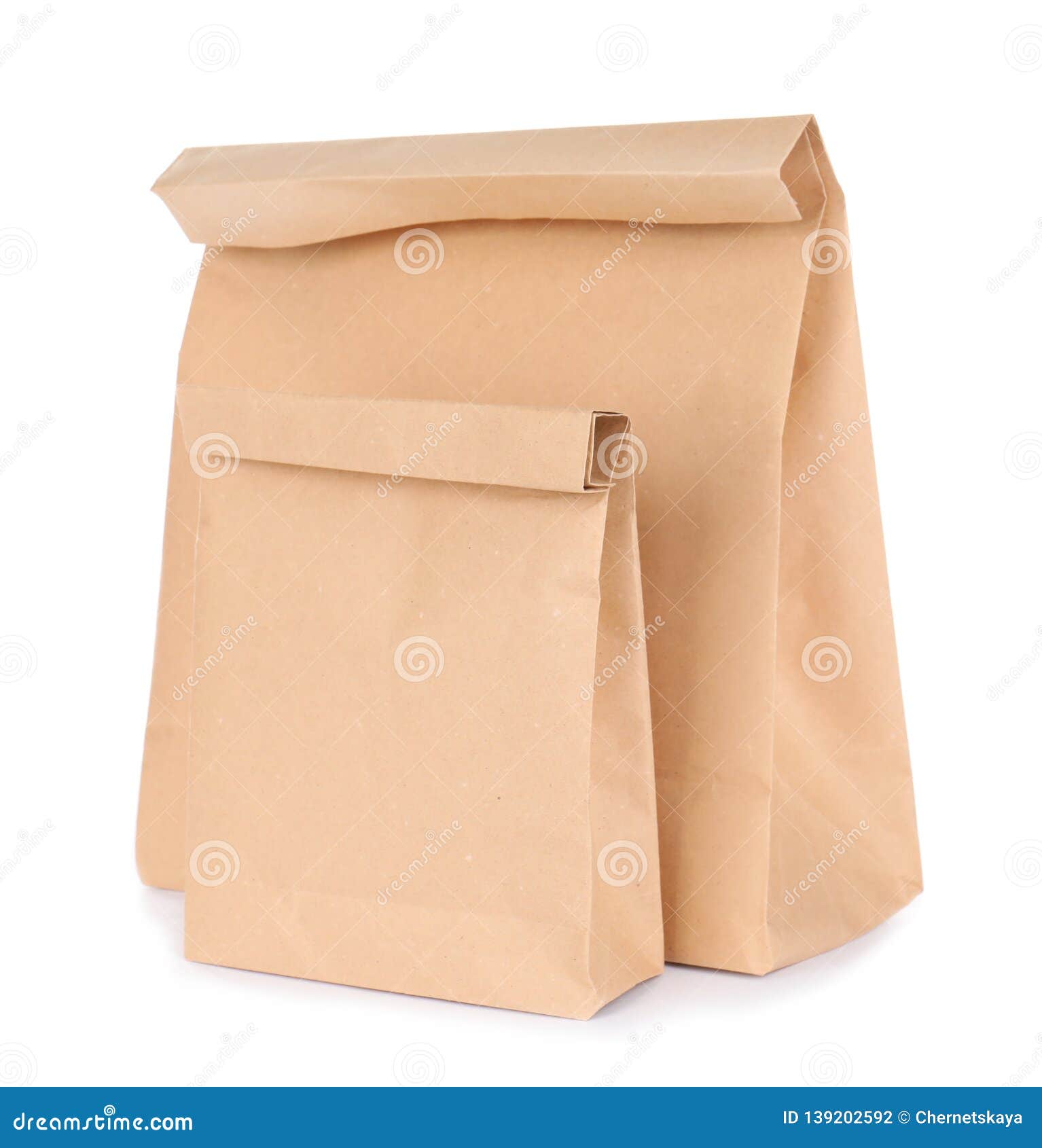 Paper Bags With Dry Powder Are Stacked On Pallets In The Industrial