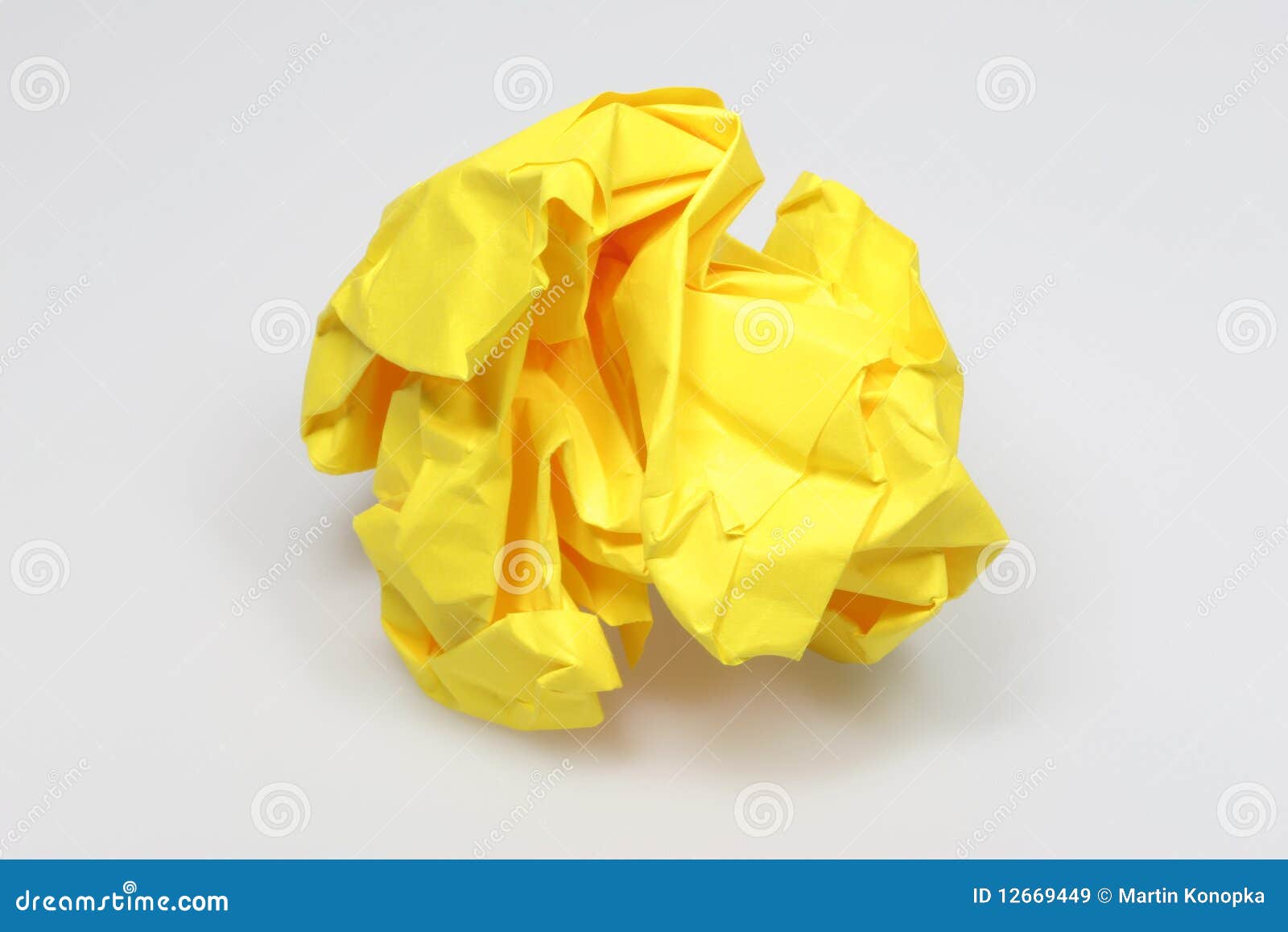 Paper ball stock image. Image of idea, crumpled, leaf 12669449