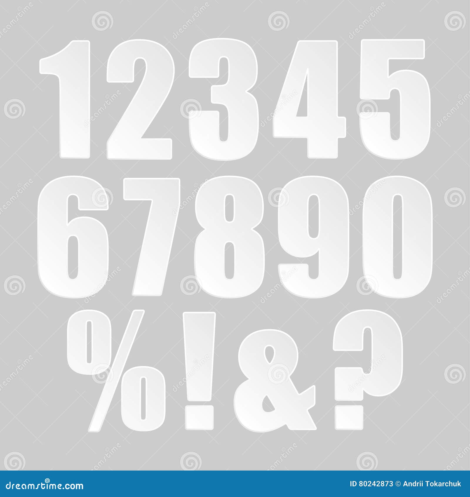 Download Paper Banner. Design Vector. Mockup. Number 123. Stock Vector - Illustration of digit, modern ...