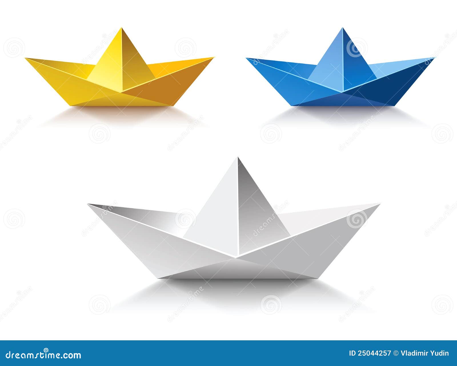 Paper Boats Royalty Free Stock Photography - Image: 25044257