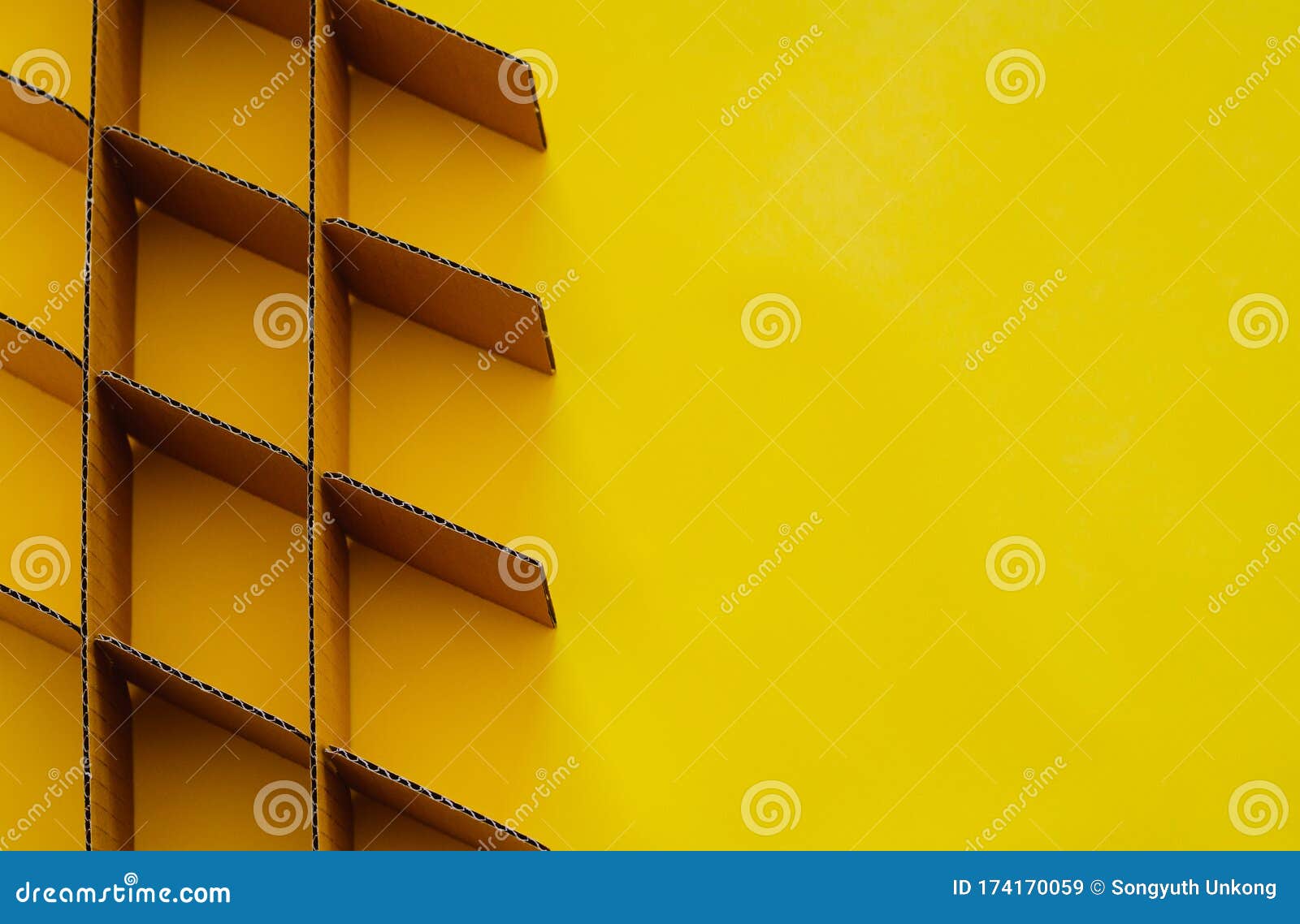 Download Paper Box Cutting And Set As Square Shape On Yellow Background Stock Image Image Of Packaging Color 174170059 PSD Mockup Templates
