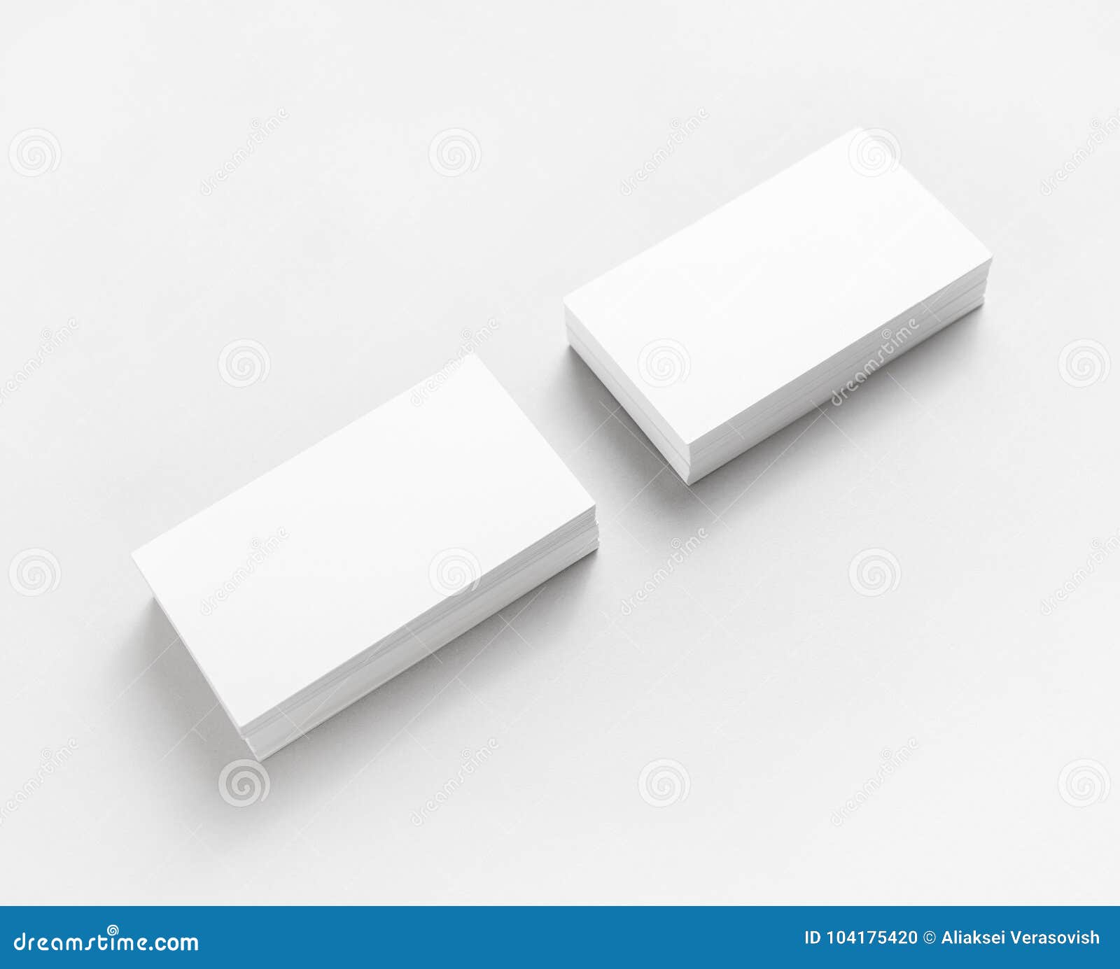 Paper business cards stock photo. Image of brand, objects - 104175420