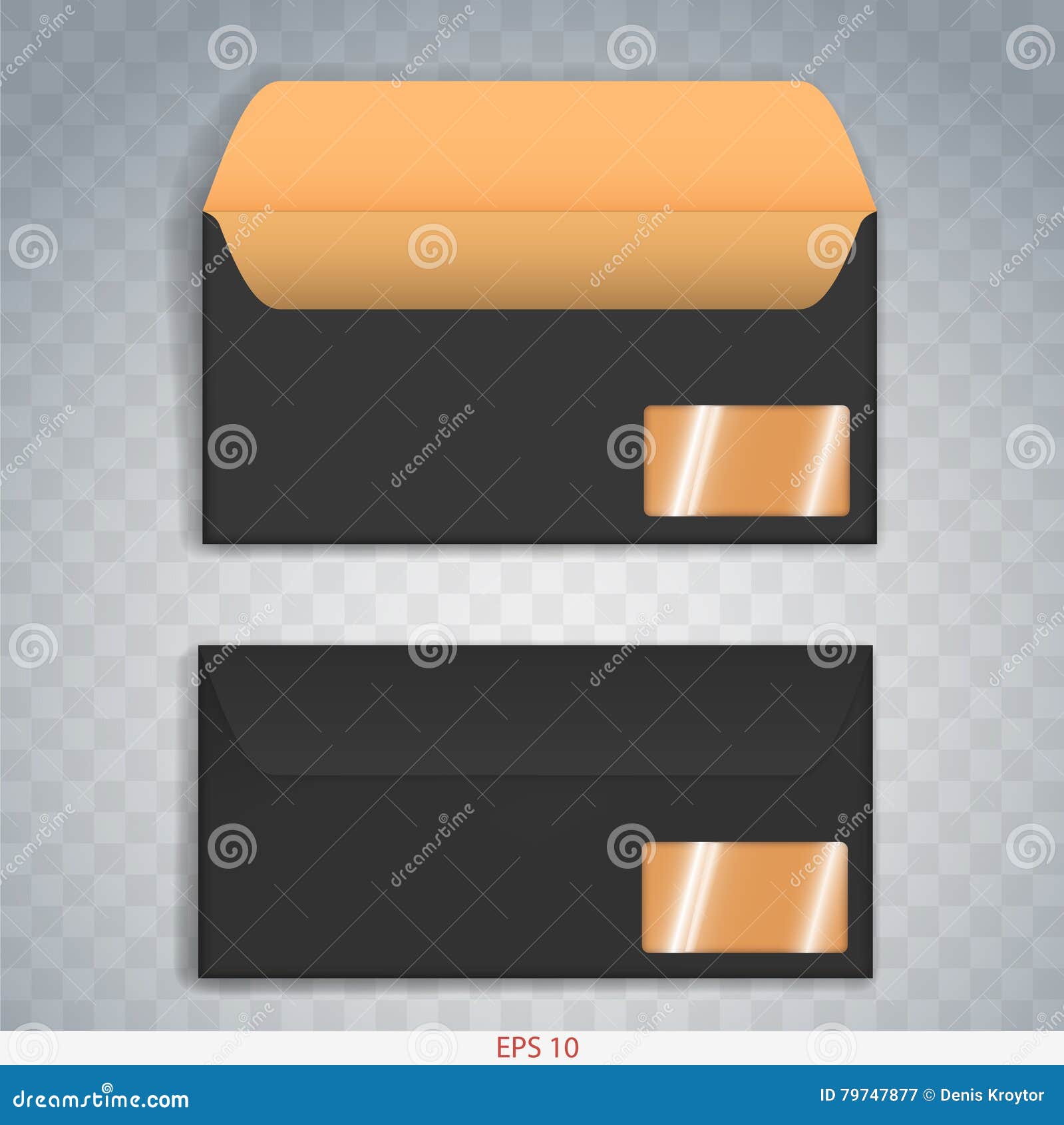 Paper or Cardboard Envelope Stock Illustration Illustration of