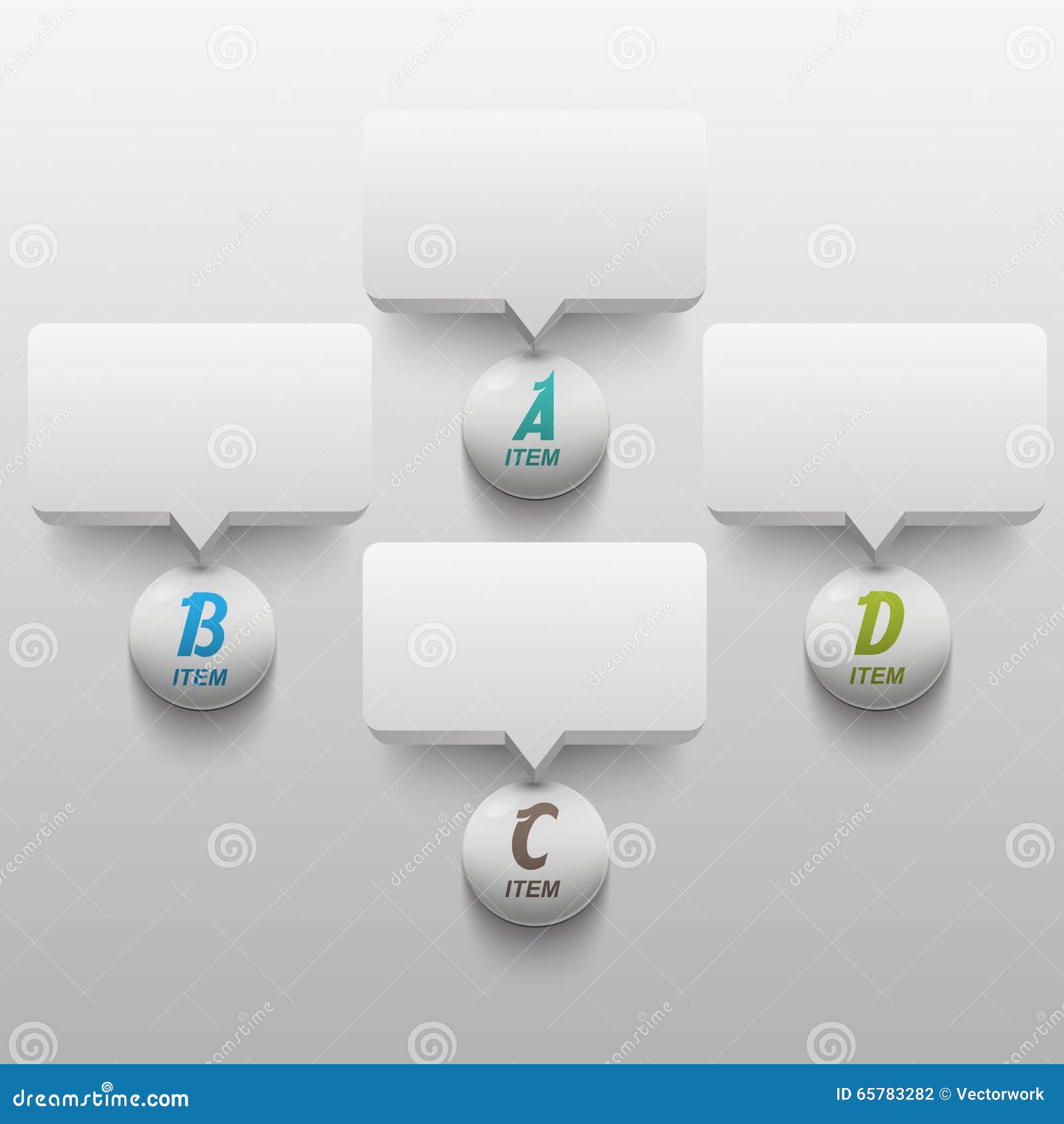 Paper Chart for Business Presentations, Elements Infographic Stock Chart Paper Presentation