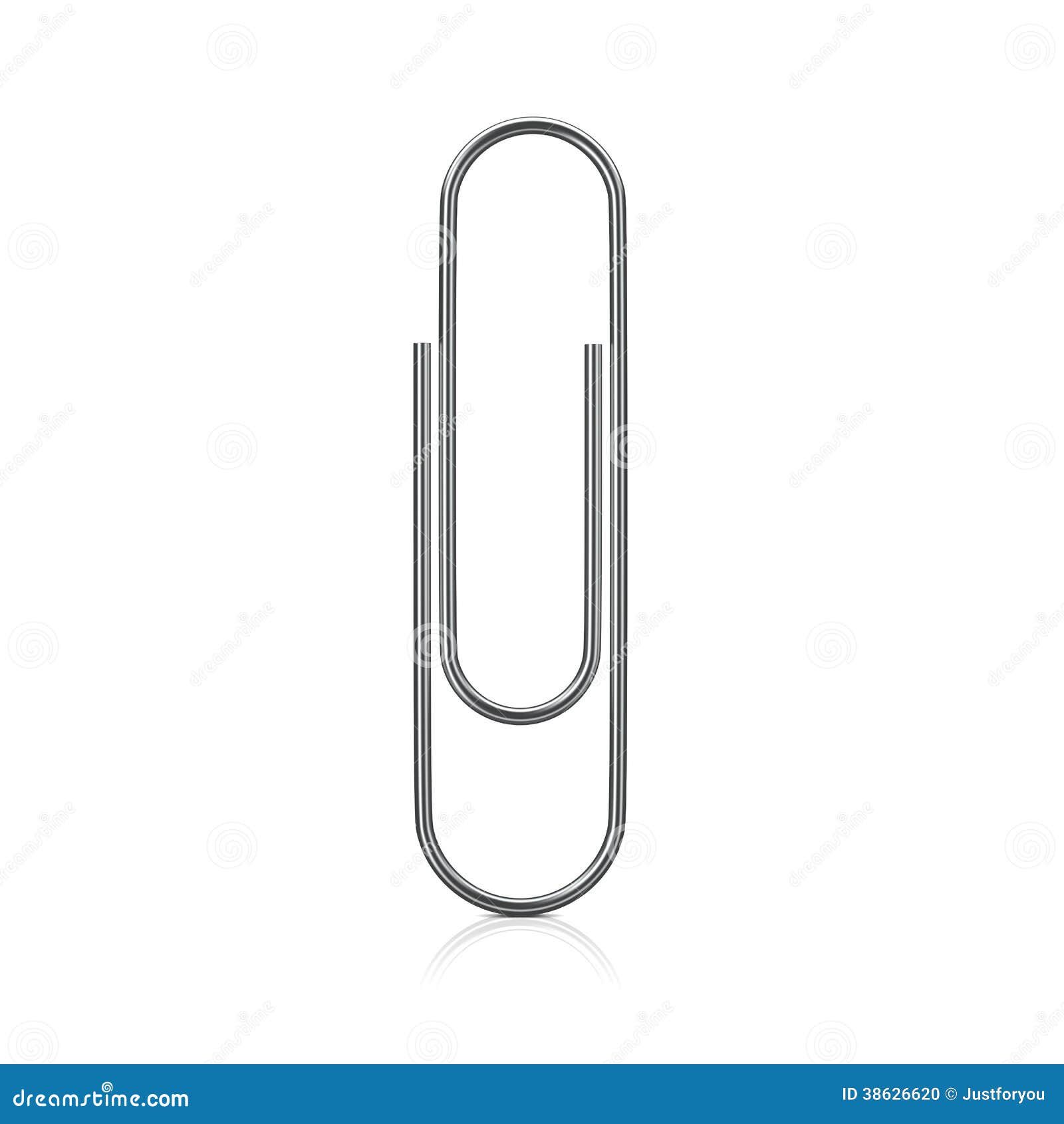 Paper clip stock photo. Illustration of card, business 38626620