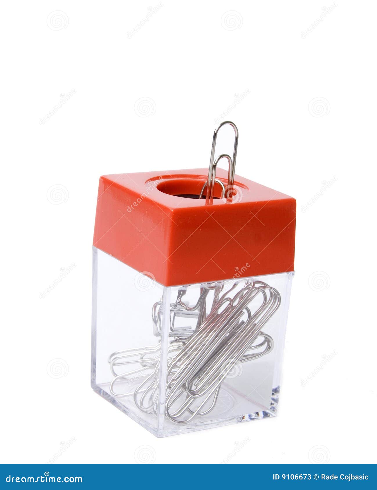 Paper clips holder stock image. Image of clips, silver 9106673