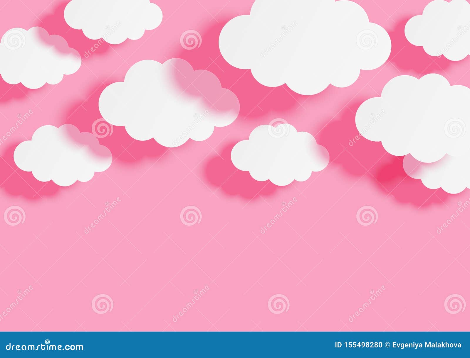 Pink Background With Clouds gambar ke 15