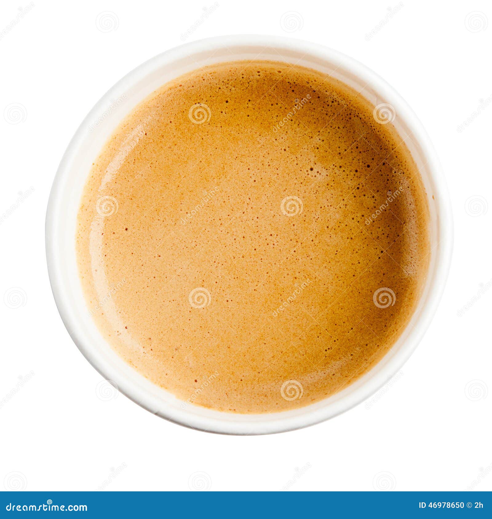 Paper Cup Espresso Coffee with Foam Stock Photo Image of coffee, clean 46978650