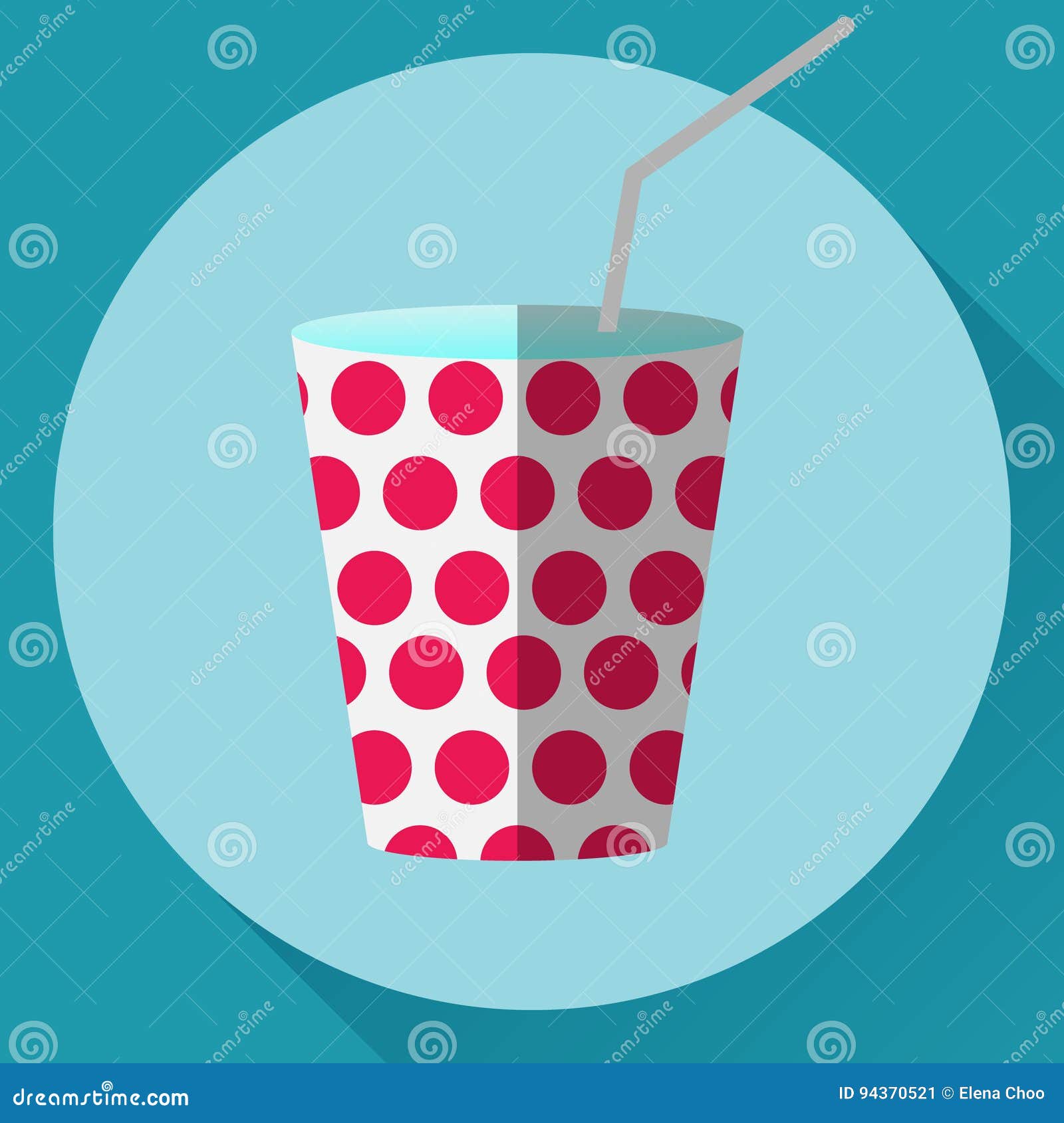 Paper cup vector icon. stock vector. Illustration of fast - 94370521