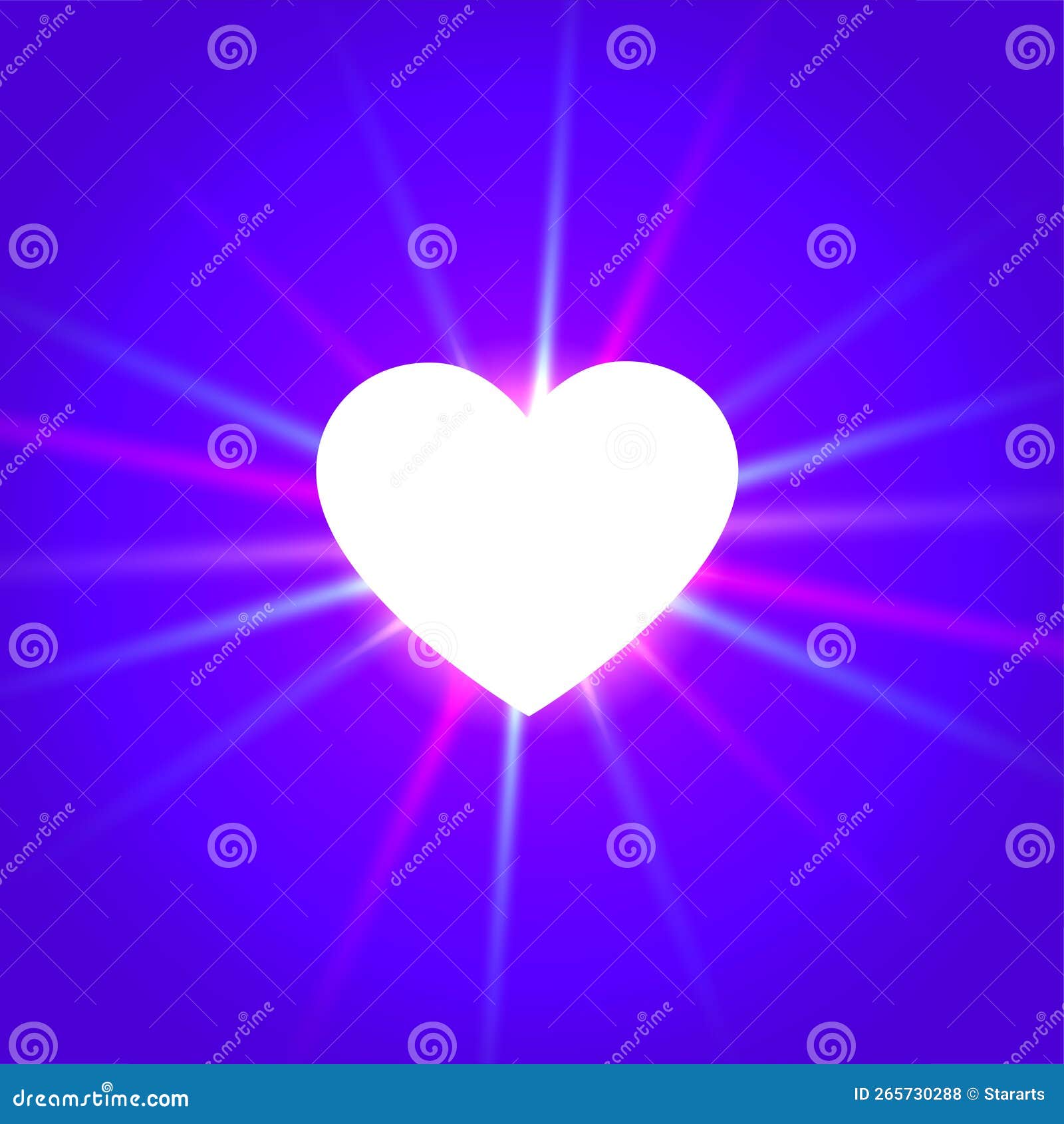 Paper Cut Heart with Light Effect for Valentines Day Greeting Stock Vector Illustration of