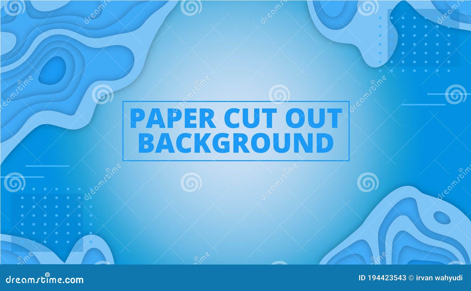 paper cut out background with negative space