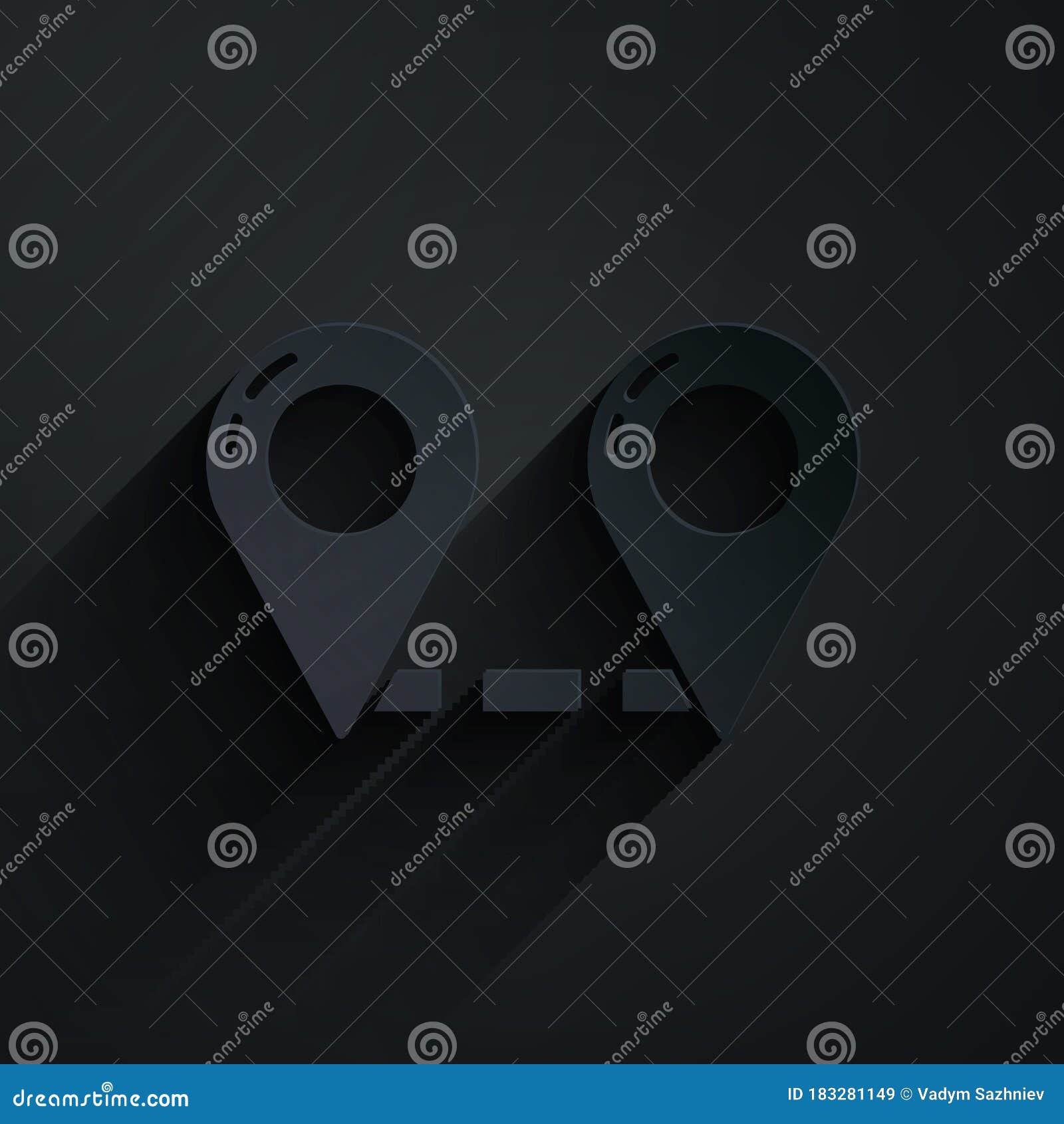 marked location marked location