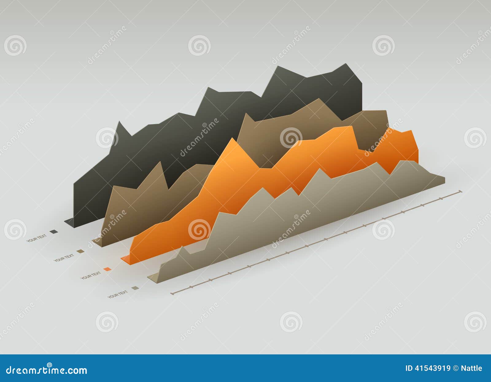 Paper graphs stock vector illustration of design planning 41543919