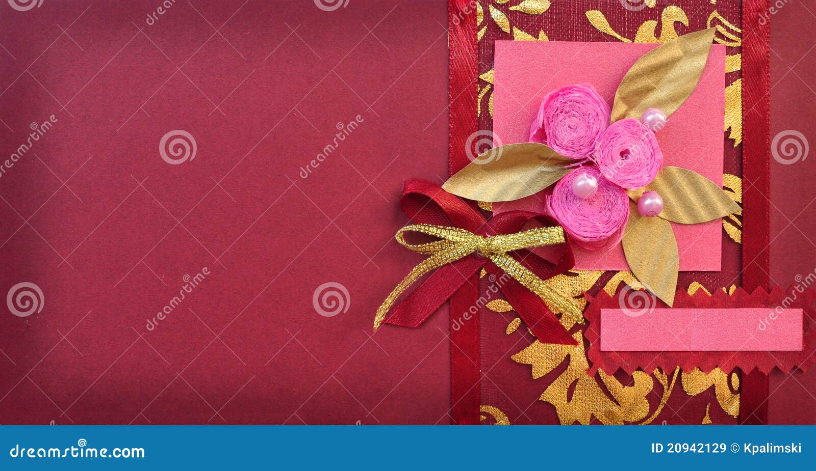 Paper greeting card stock image. Image of blank, love 20942129