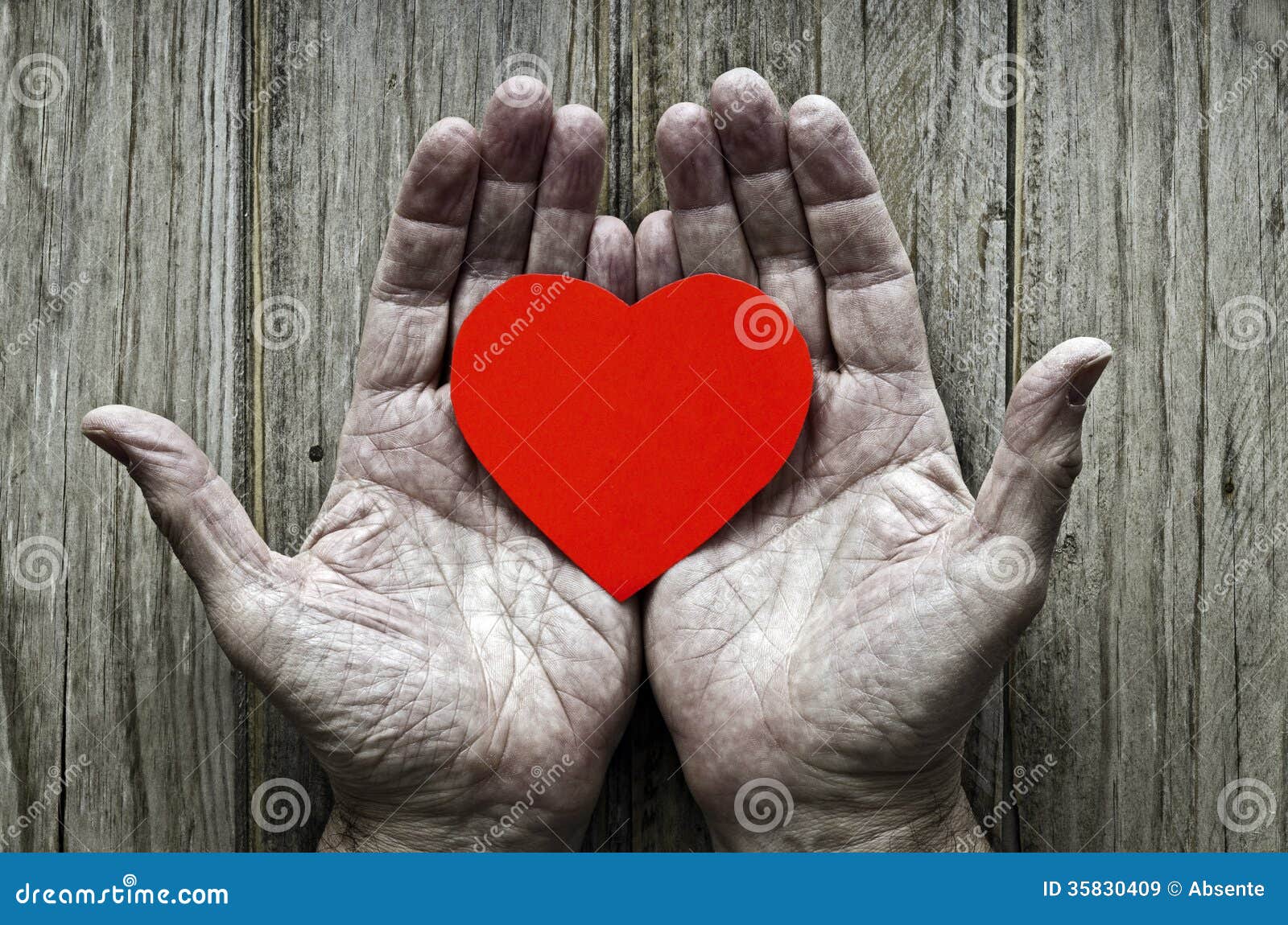 Heart Hands Card